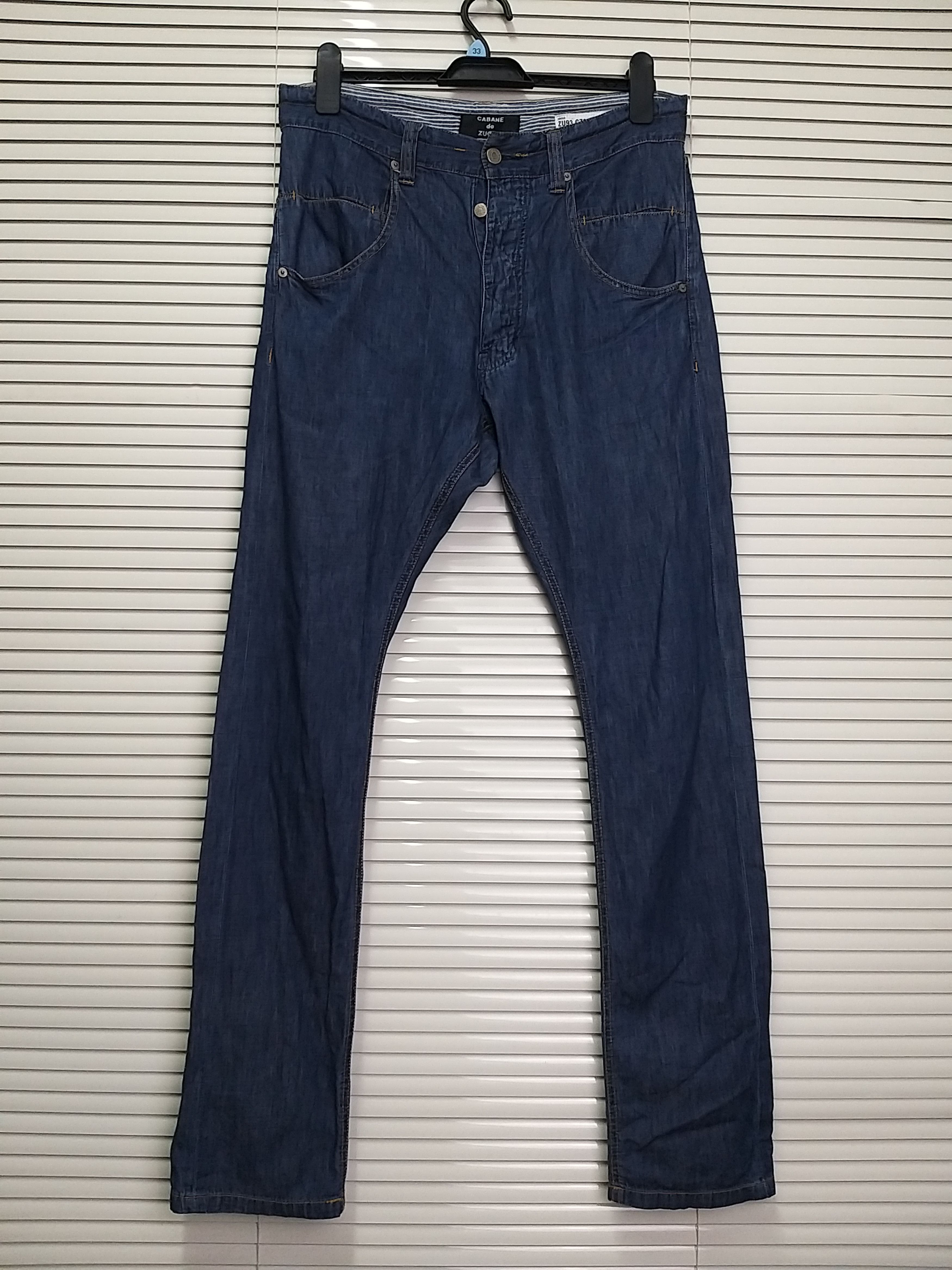 CABANE de ZUCCa NICE🔥🔥CABANE DE ZUCCA LIGHTWEIGHT DENIM PANT Size US 33 - 1 Thumbnail