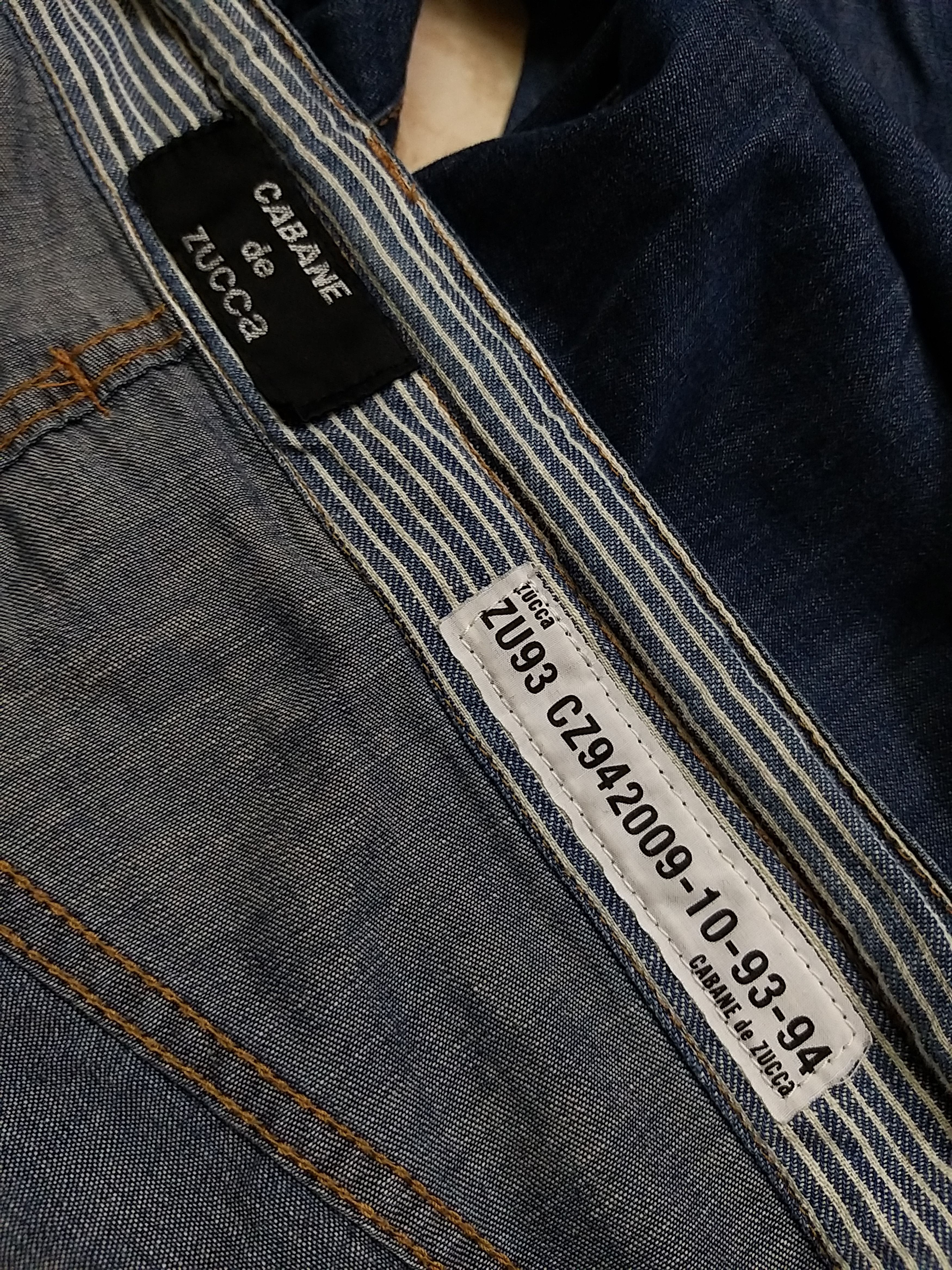 CABANE de ZUCCa NICE🔥🔥CABANE DE ZUCCA LIGHTWEIGHT DENIM PANT Size US 33 - 15 Thumbnail