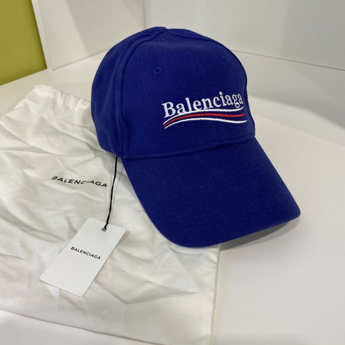 Balenciaga BALENCIAGA PRESIDENTIAL LOGO EMBROIDERED BASEBALL CAP | Grailed