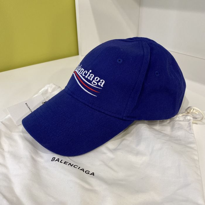 Balenciaga BALENCIAGA PRESIDENTIAL LOGO EMBROIDERED BASEBALL CAP | Grailed