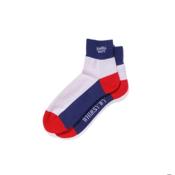 クーポン大特価 WHIMSY X WASTED YOUTH VICK SOCKS WHITE | www