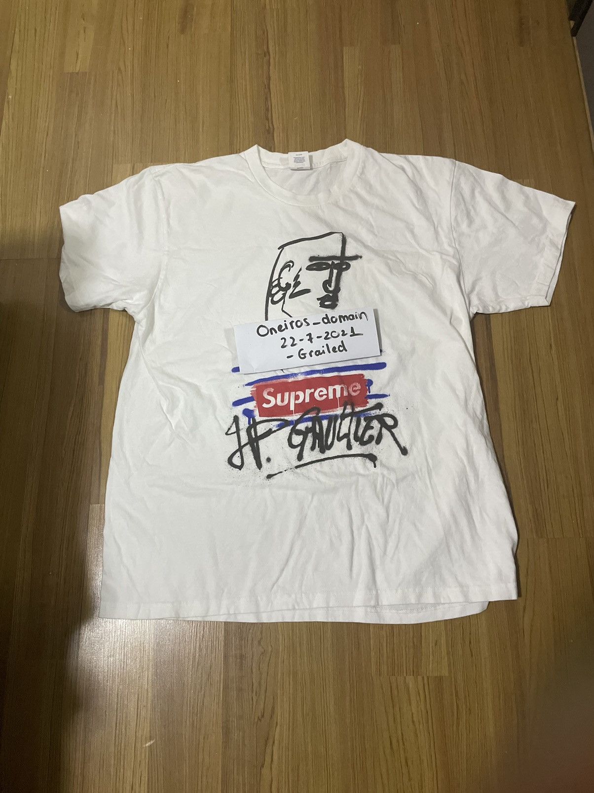 Supreme Supreme x Jean Paul Gaultier T-shirt | Grailed