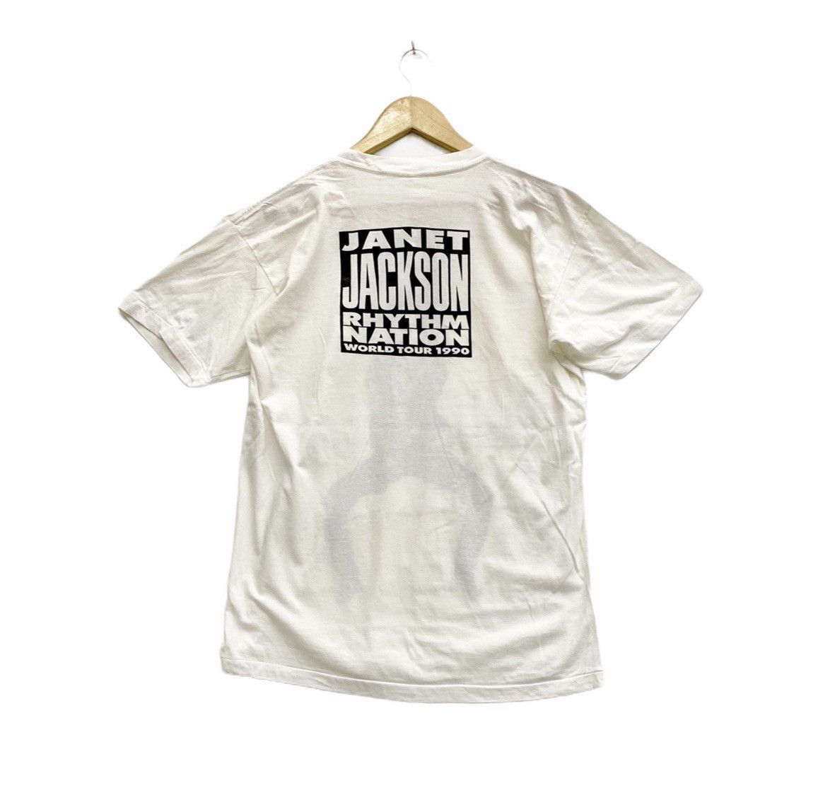Rap Tees vintage 1990 JANET JACKSON rhythm nation tour t-shirts Size US L / EU 52-54 / 3 - 2 Thumbnail