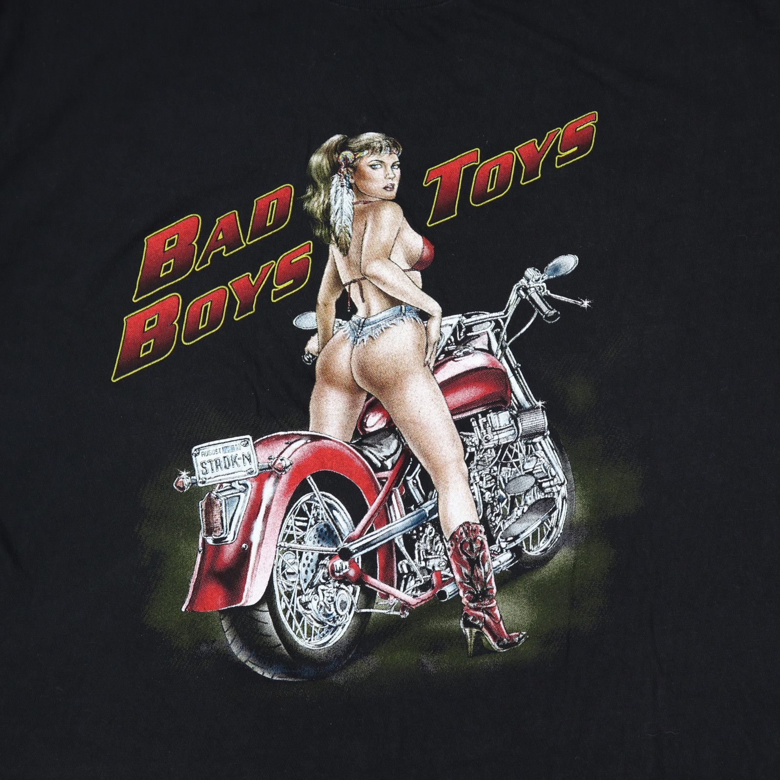 Tee × Thunder Sports × Vintage Vintage Bad Boy Toys Pin Up Girl 