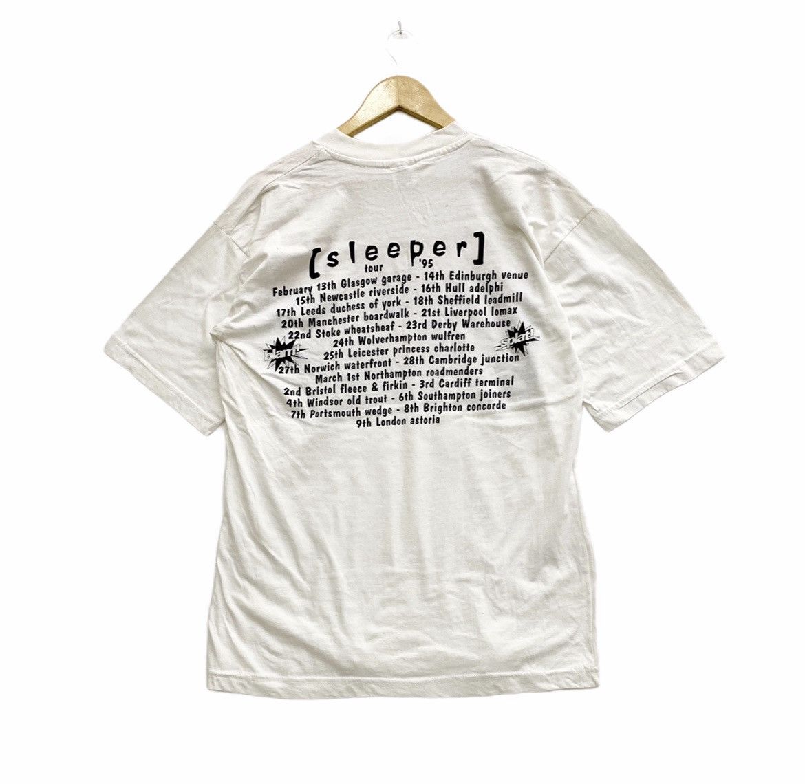 Band Tees vintage 1995 SLEEPER inbetweener album rare design t-shirts Size US XL / EU 56 / 4 - 2 Thumbnail
