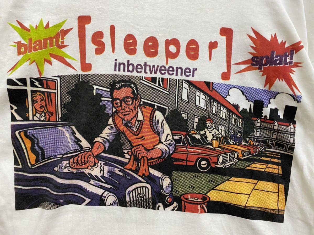 Band Tees vintage 1995 SLEEPER inbetweener album rare design t-shirts Size US XL / EU 56 / 4 - 3 Thumbnail