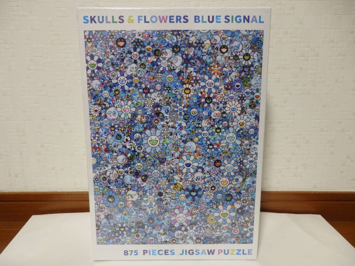 アート用品5個 村上隆 SKULLS u0026 FLOWERS BLUE SIGNAL パズル - www.hotelterrass.com