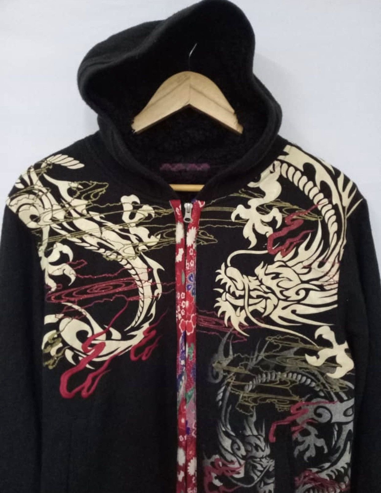 Japanese Brand Sukajan Full Printed Dragon Hoodie Jacket Size US S / EU 44-46 / 1 - 3 Thumbnail