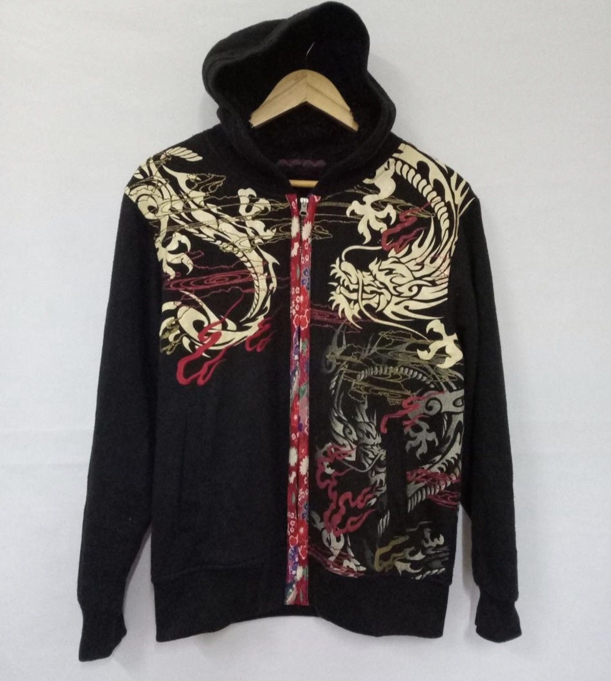 Japanese Brand Sukajan Full Printed Dragon Hoodie Jacket Size US S / EU 44-46 / 1 - 2 Thumbnail
