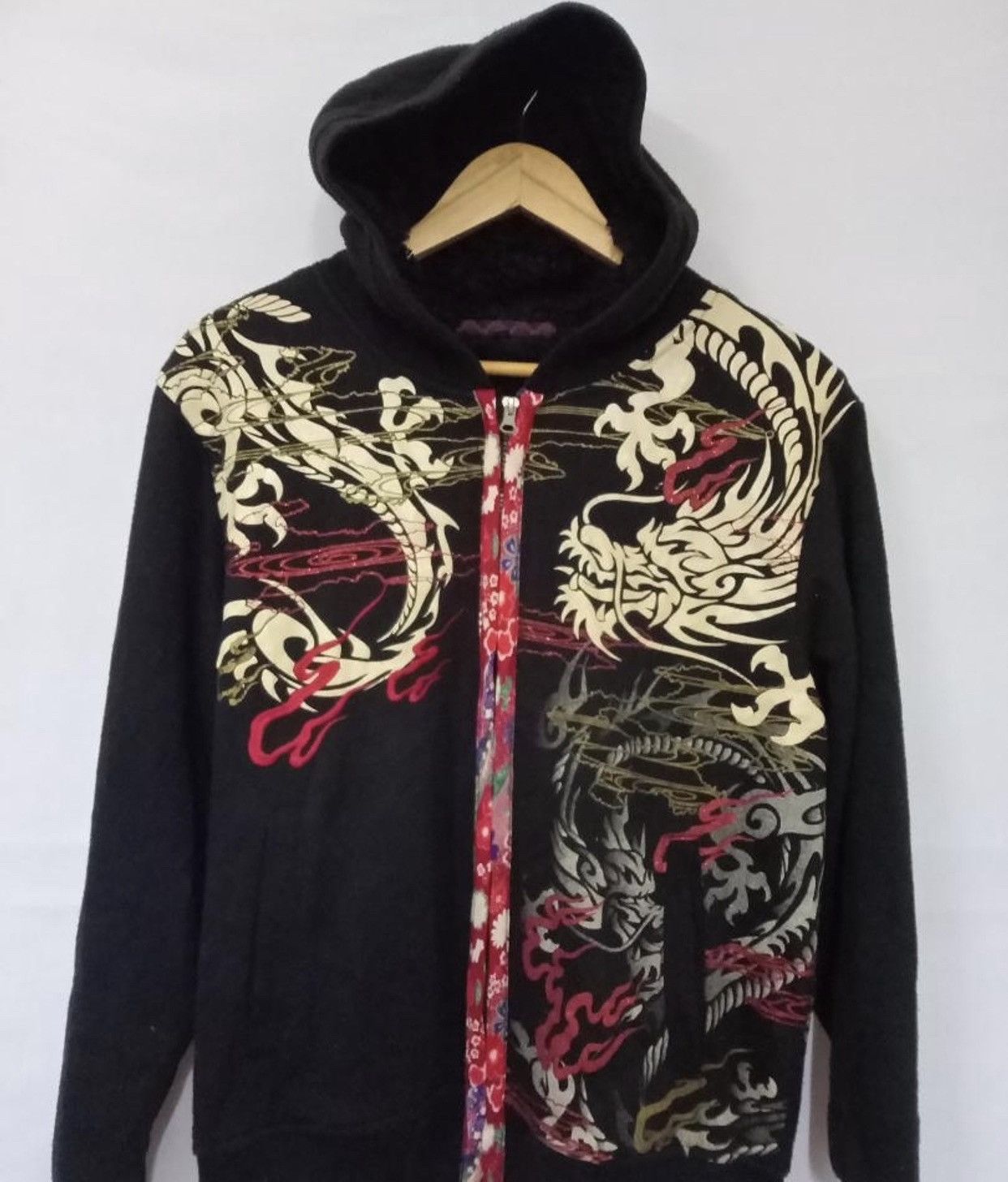 Japanese Brand Sukajan Full Printed Dragon Hoodie Jacket Size US S / EU 44-46 / 1 - 4 Thumbnail