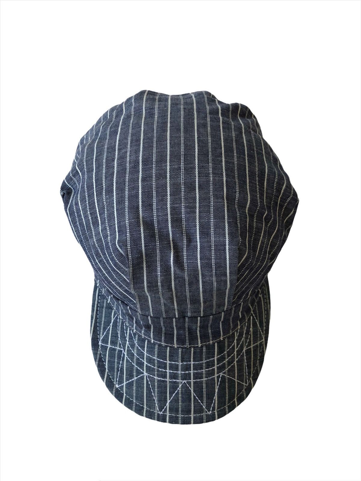 Samurai Jeans Sunny Sports 🇯🇵 Indigo Wabash Selvaged Engineer Cap Size ONE SIZE - 3 Thumbnail