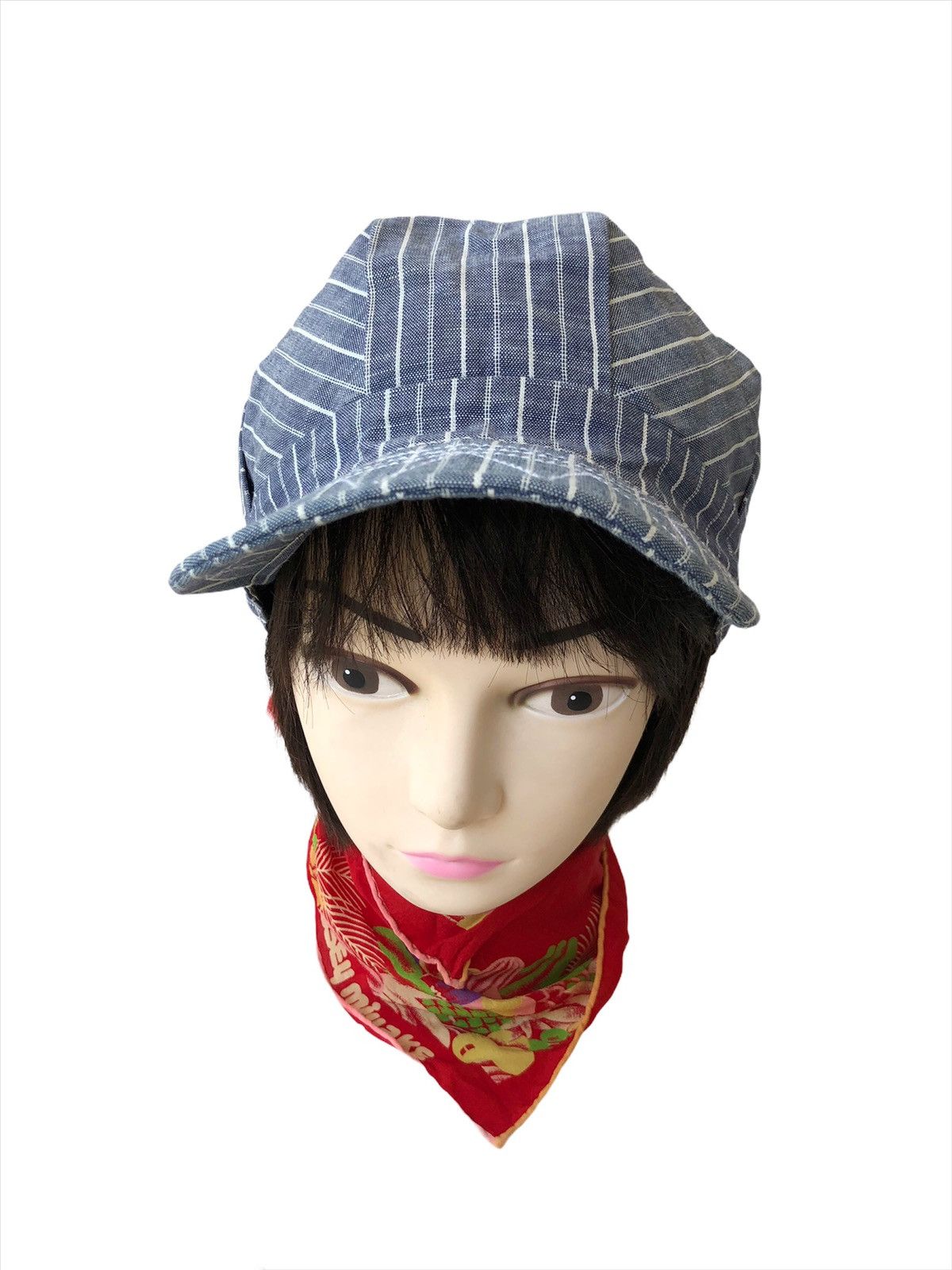 Samurai Jeans Sunny Sports 🇯🇵 Indigo Wabash Selvaged Engineer Cap Size ONE SIZE - 4 Thumbnail