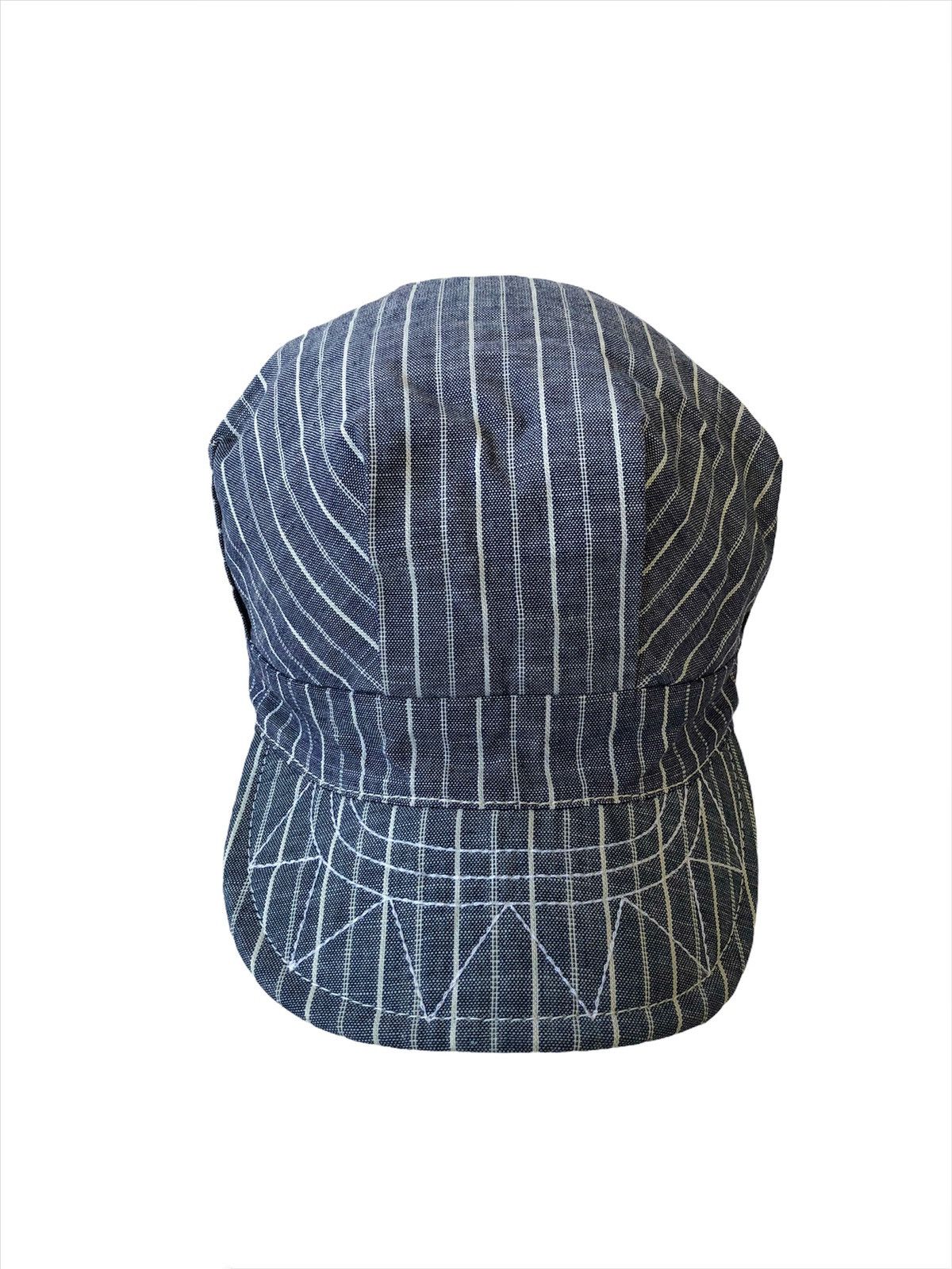Samurai Jeans Sunny Sports 🇯🇵 Indigo Wabash Selvaged Engineer Cap Size ONE SIZE - 1 Thumbnail