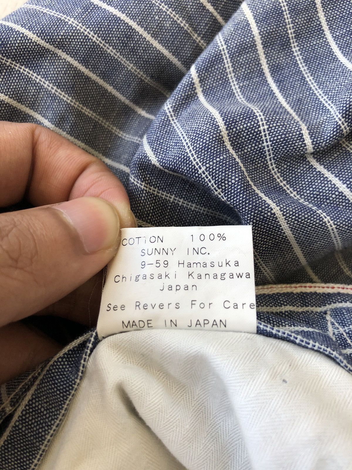 Samurai Jeans Sunny Sports 🇯🇵 Indigo Wabash Selvaged Engineer Cap Size ONE SIZE - 9 Thumbnail