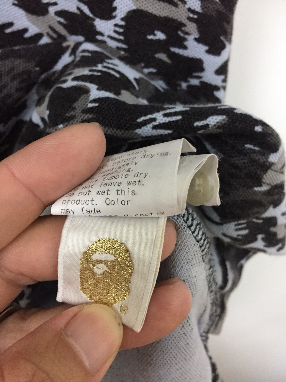 Bape Leopard Camo Polo (2008) Size US M / EU 48-50 / 2 - 7 Thumbnail