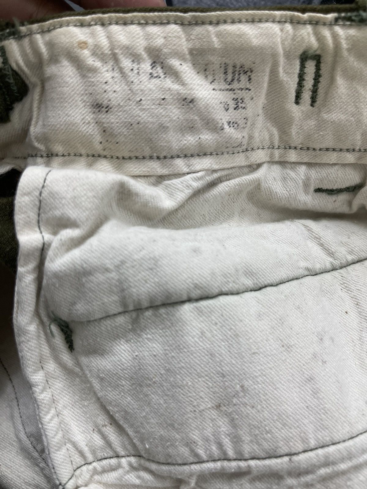 Vintage 1970 World War II German Wehrmacht Uniform Pants Size US 34 / EU 50 - 5 Thumbnail