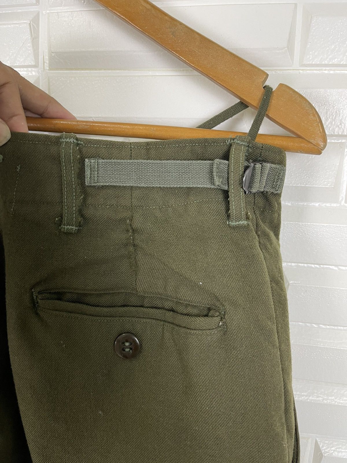 Vintage 1970 World War II German Wehrmacht Uniform Pants Size US 34 / EU 50 - 2 Thumbnail