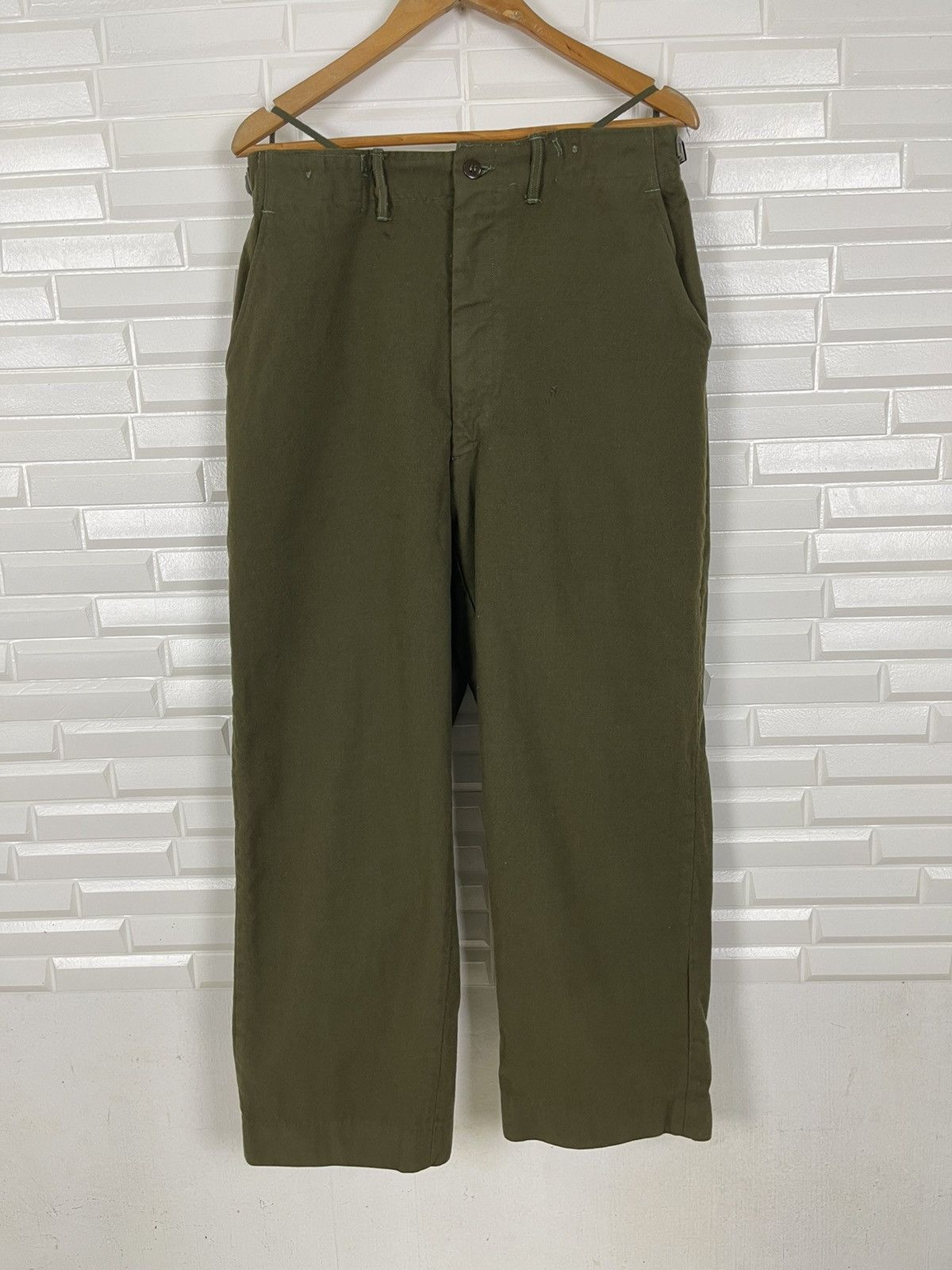 Vintage 1970 World War II German Wehrmacht Uniform Pants Size US 34 / EU 50 - 1 Thumbnail