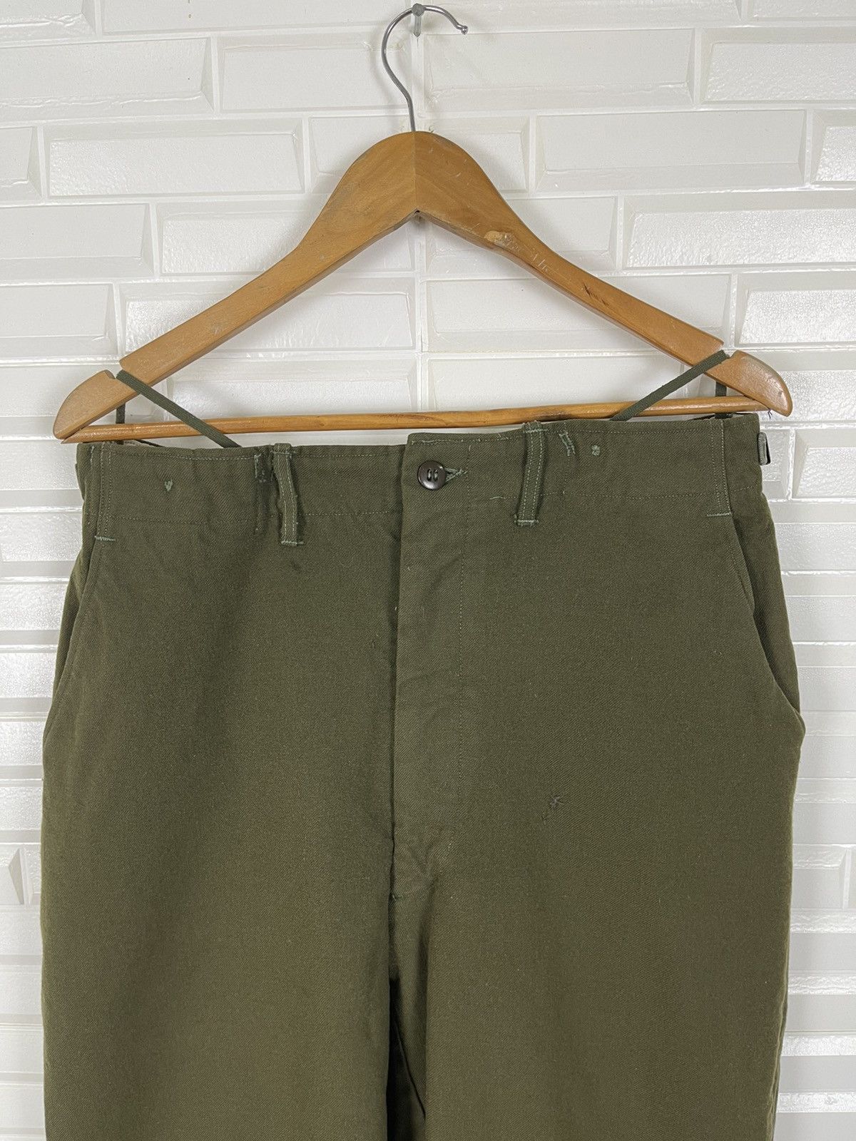 Vintage 1970 World War II German Wehrmacht Uniform Pants Size US 34 / EU 50 - 7 Thumbnail