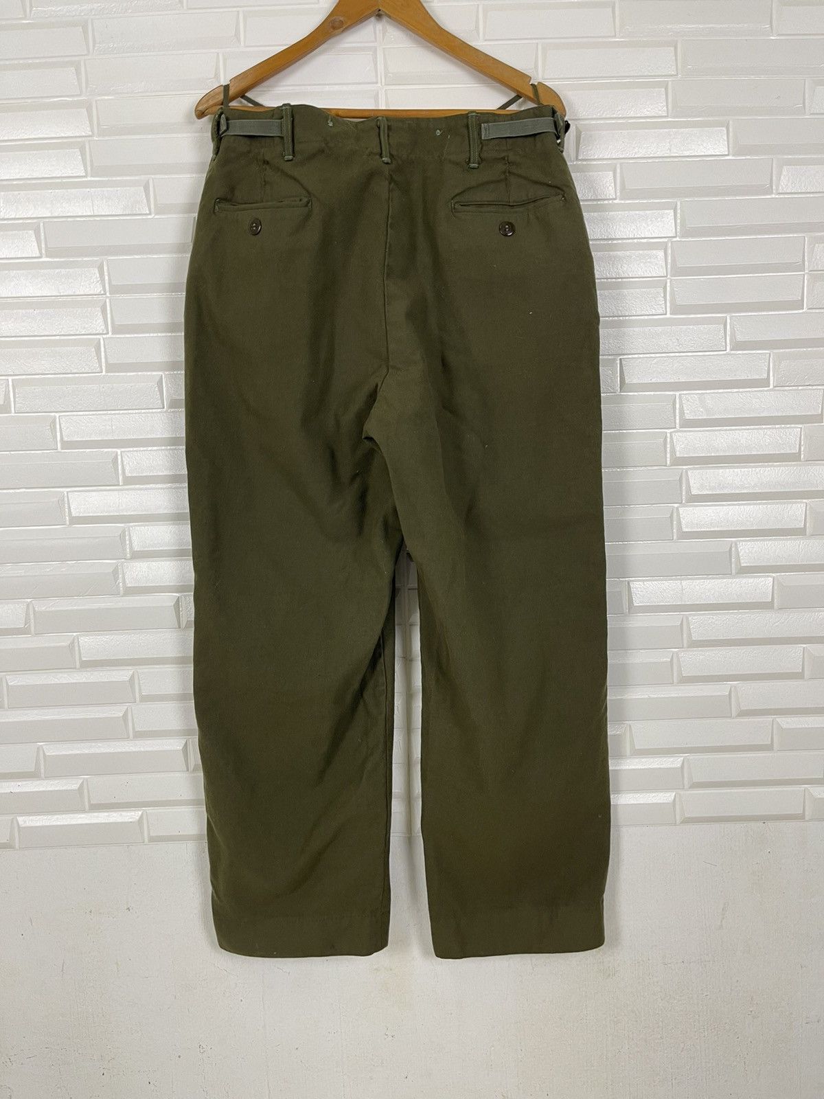 Vintage 1970 World War II German Wehrmacht Uniform Pants Size US 34 / EU 50 - 9 Thumbnail