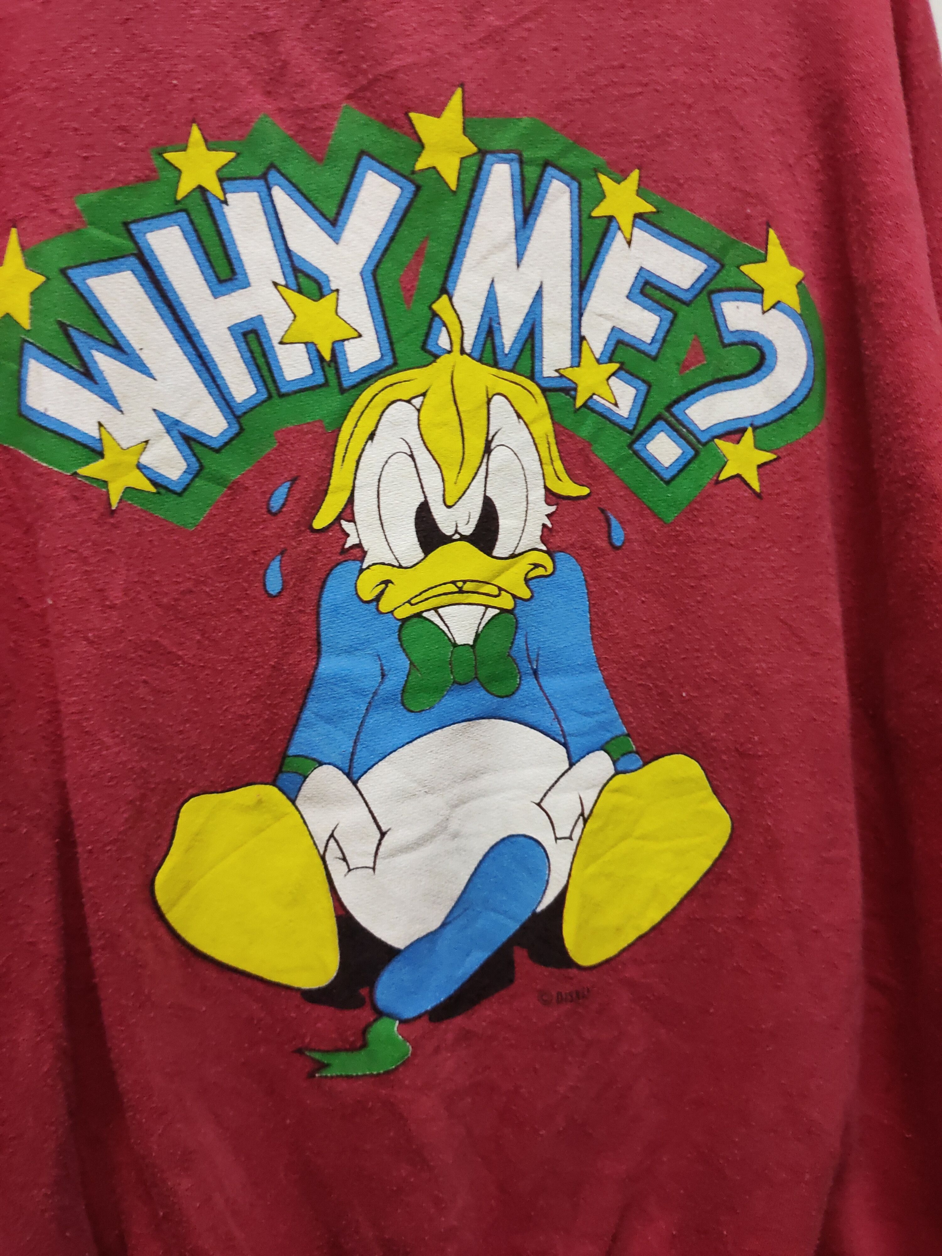 Disney Vintage 90s sweater Disney Donald duck Size US L / EU 52-54 / 3 - 7 Thumbnail