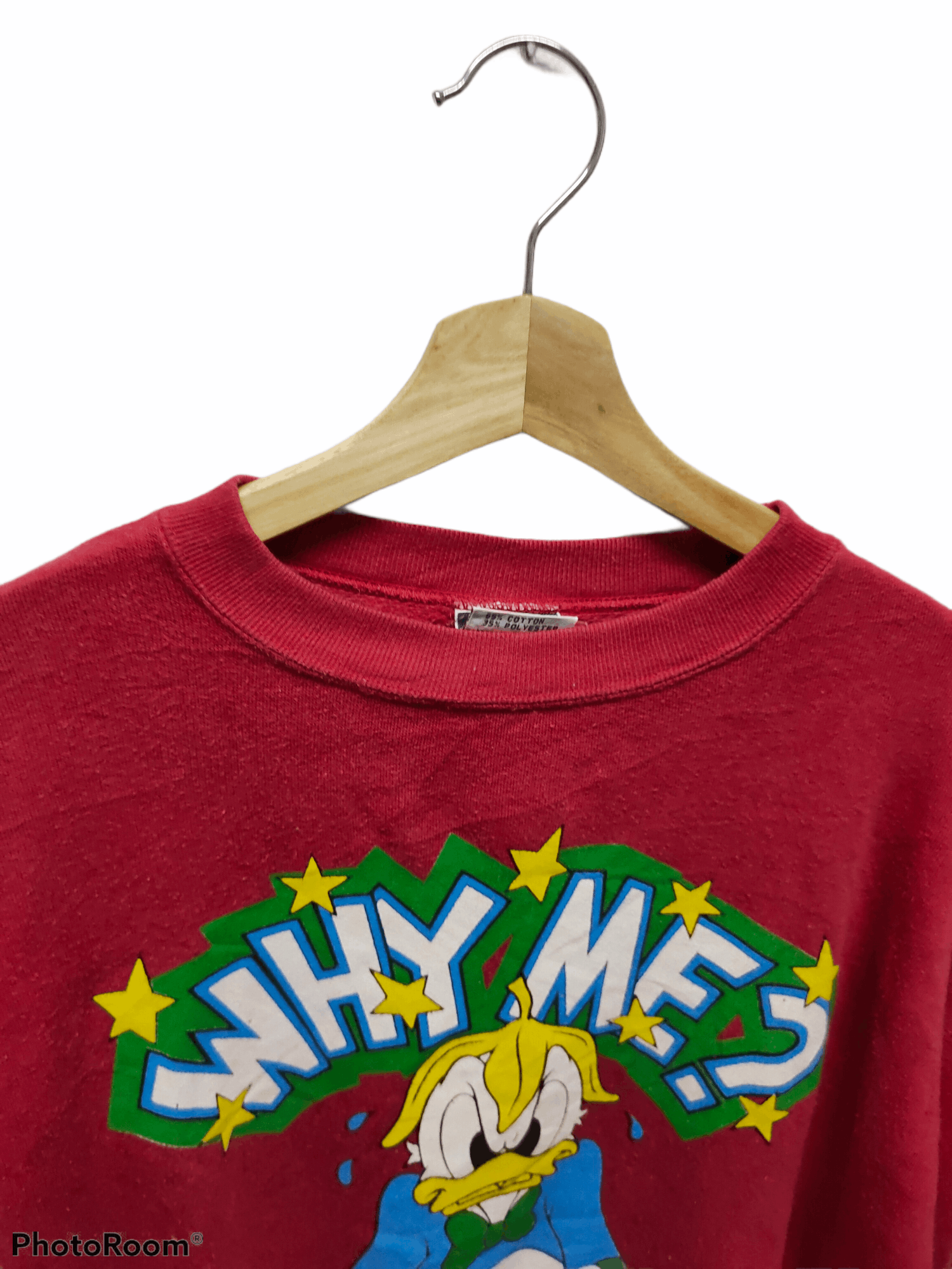 Disney Vintage 90s sweater Disney Donald duck Size US L / EU 52-54 / 3 - 2 Thumbnail