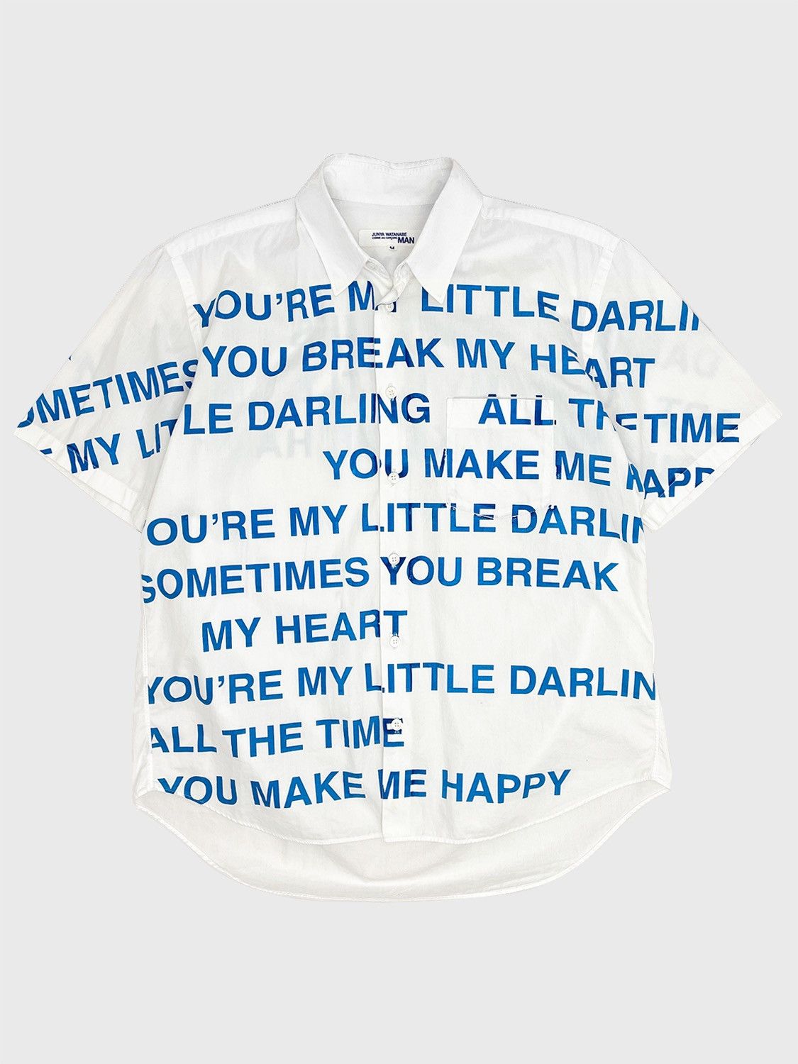 Comme des Garcons × Junya Watanabe Junya Watanabe SS02 Poem Button Up ...