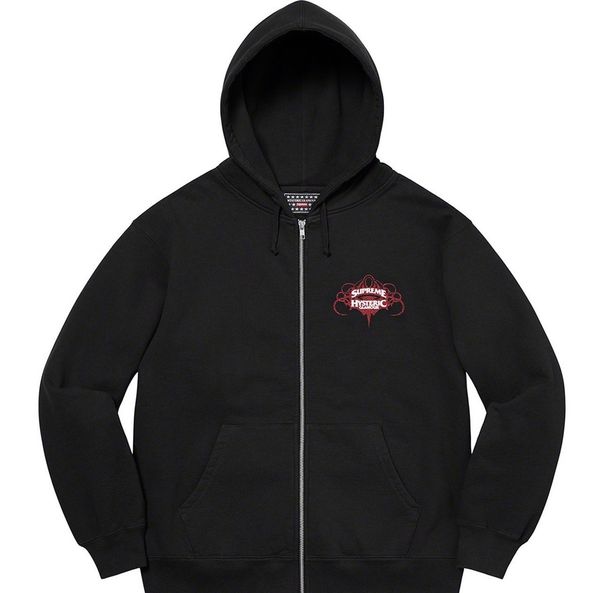 Supreme Supreme Hysteric Glamour Zip Up Hooded Sweatshirt | Grailed