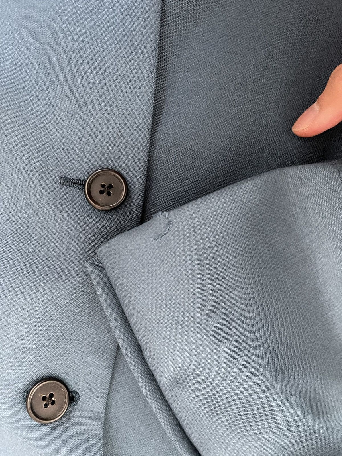 Prada Rare Prada teal wool mohair blazer suit jacket 2013/2014 Size 48R - 6 Thumbnail