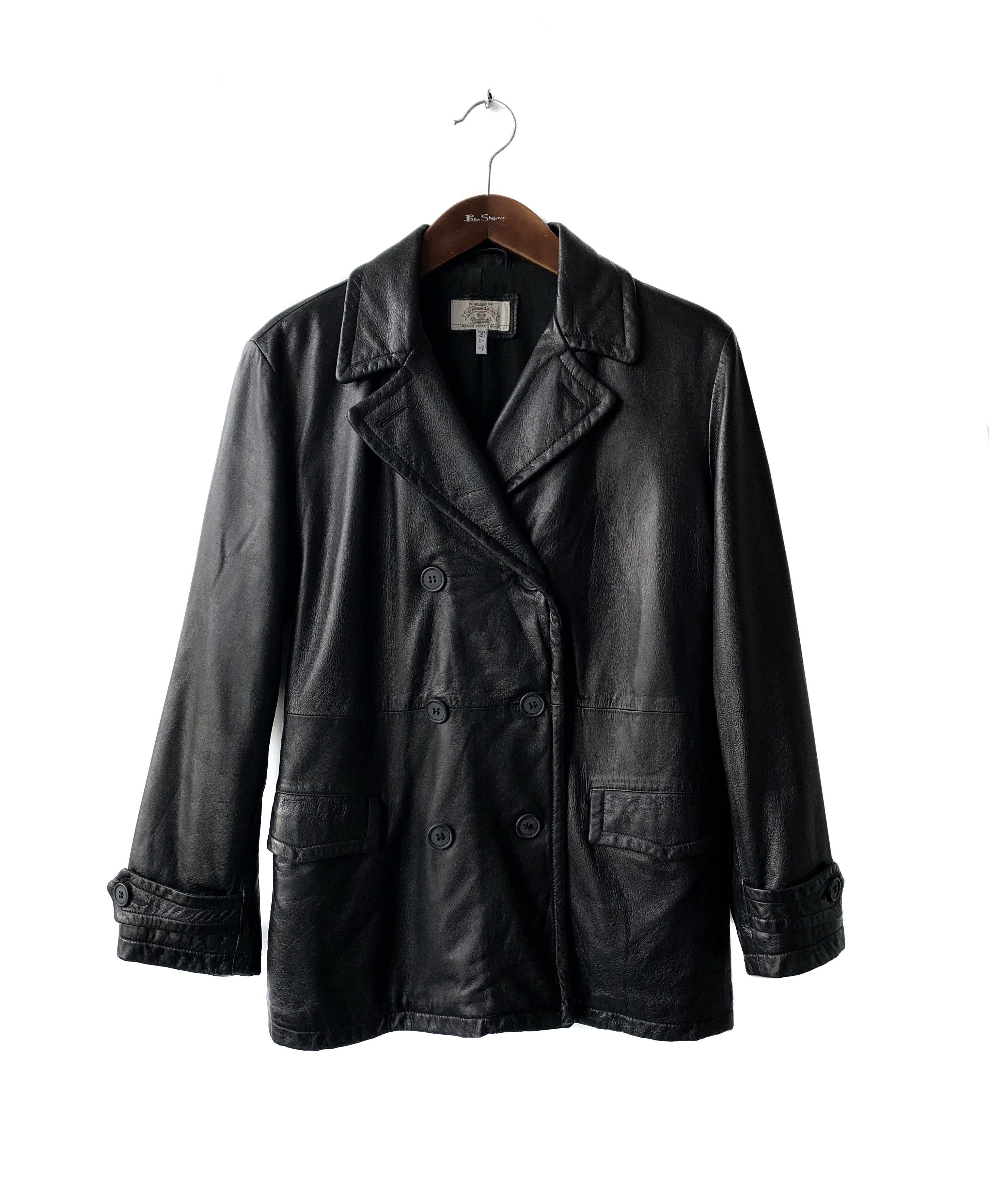 Armani Jeans Vintage black leather wmn's jacket