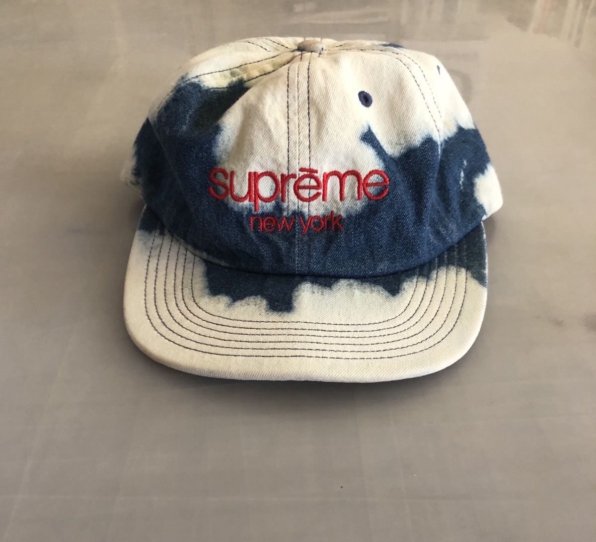 Supreme tie dye hat hotsell