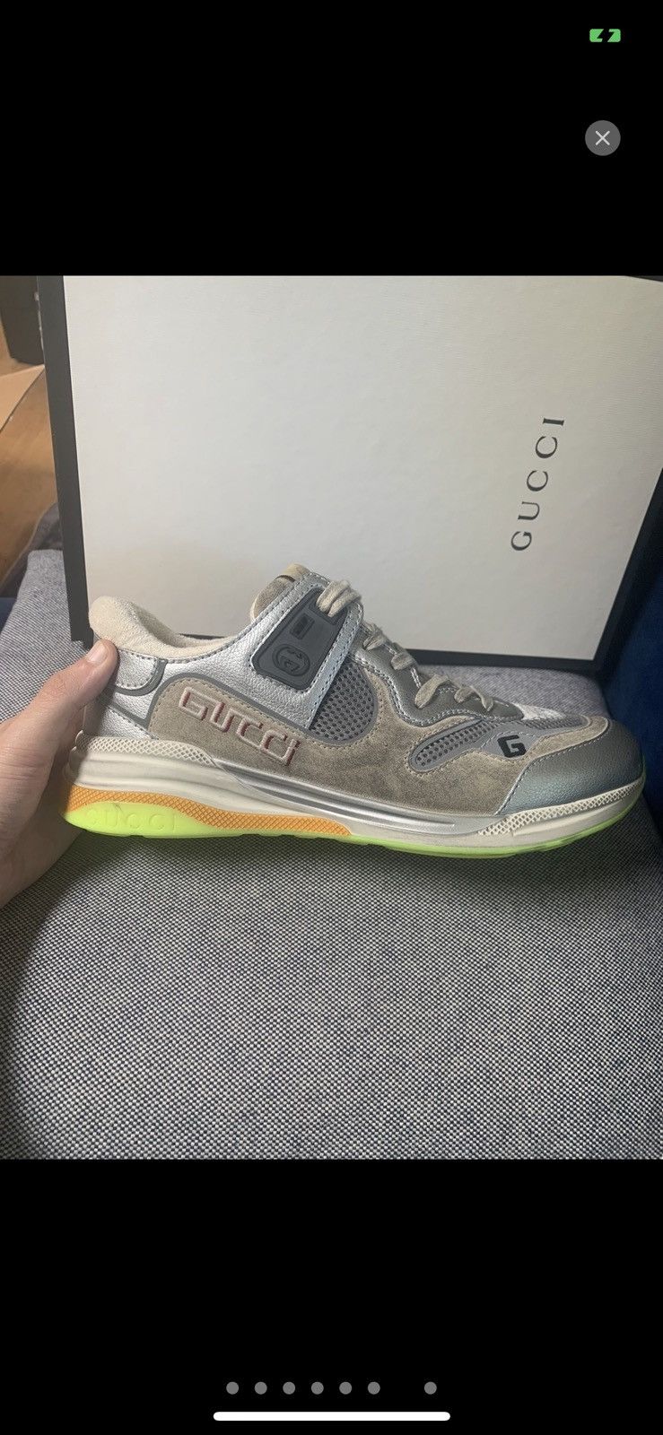 Designer × Gucci *RARE* Gucci Ultrapace Sneaker - Size 8.5 / US 9-9.5 Size US 8.5 / EU 41-42 - 7 Thumbnail
