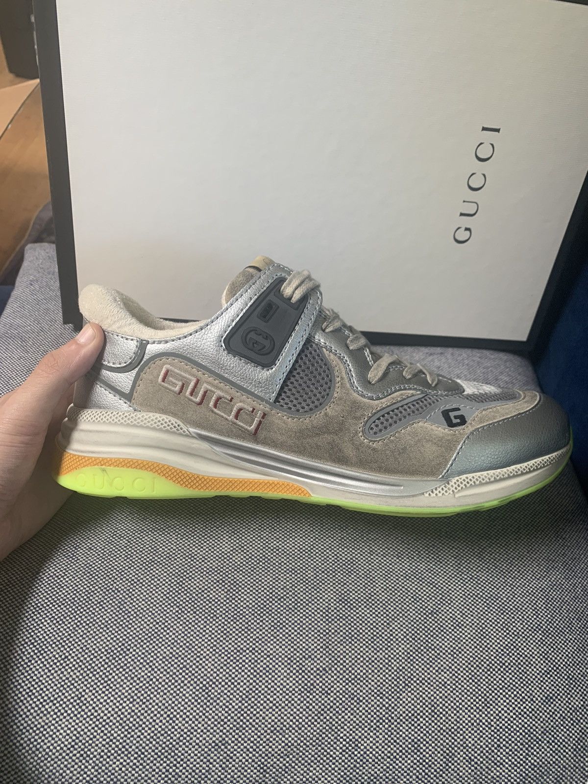 Designer × Gucci *RARE* Gucci Ultrapace Sneaker - Size 8.5 / US 9-9.5 Size US 8.5 / EU 41-42 - 7 Thumbnail