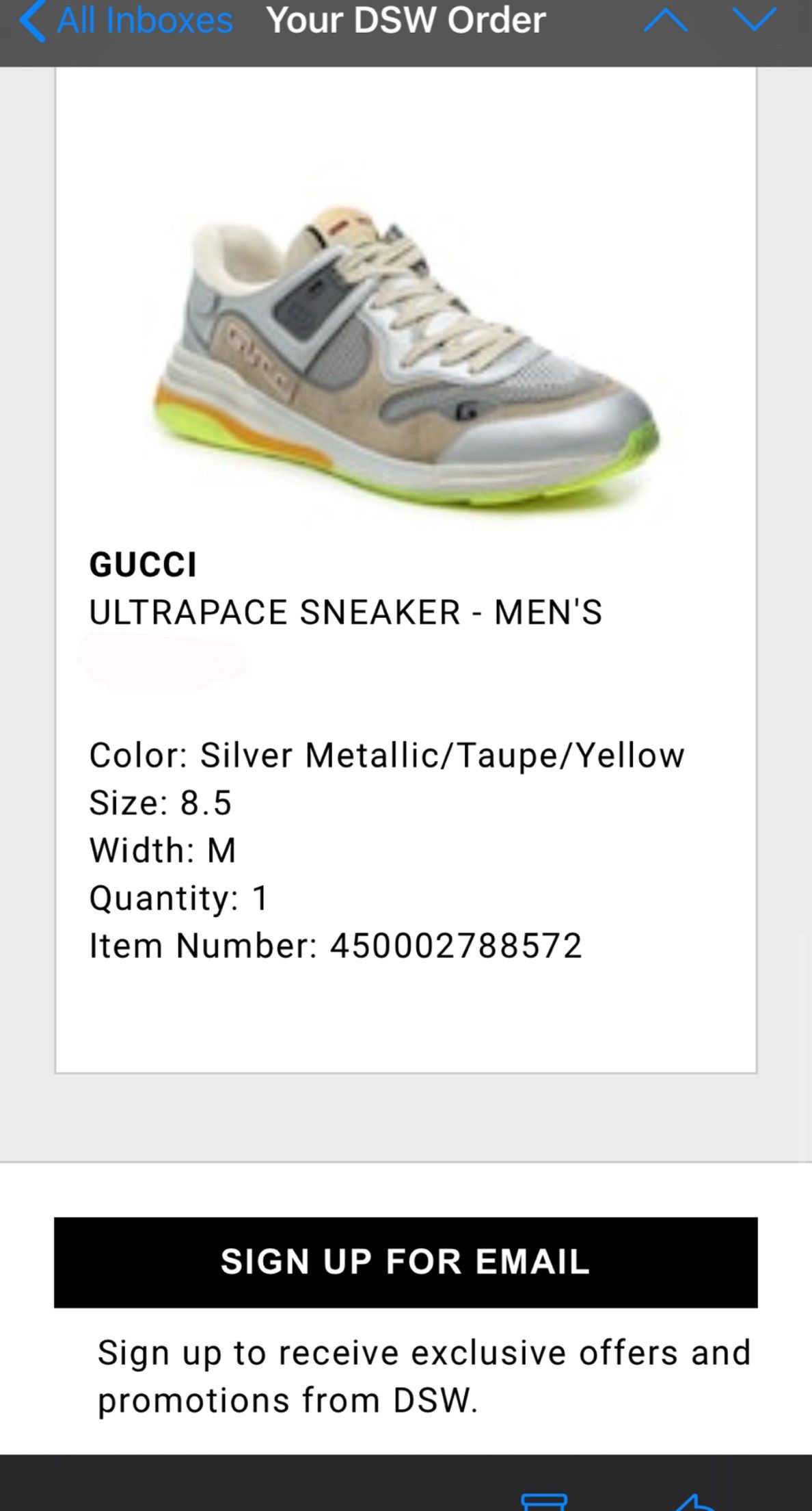 Designer × Gucci *RARE* Gucci Ultrapace Sneaker - Size 8.5 / US 9-9.5 Size US 8.5 / EU 41-42 - 9 Thumbnail