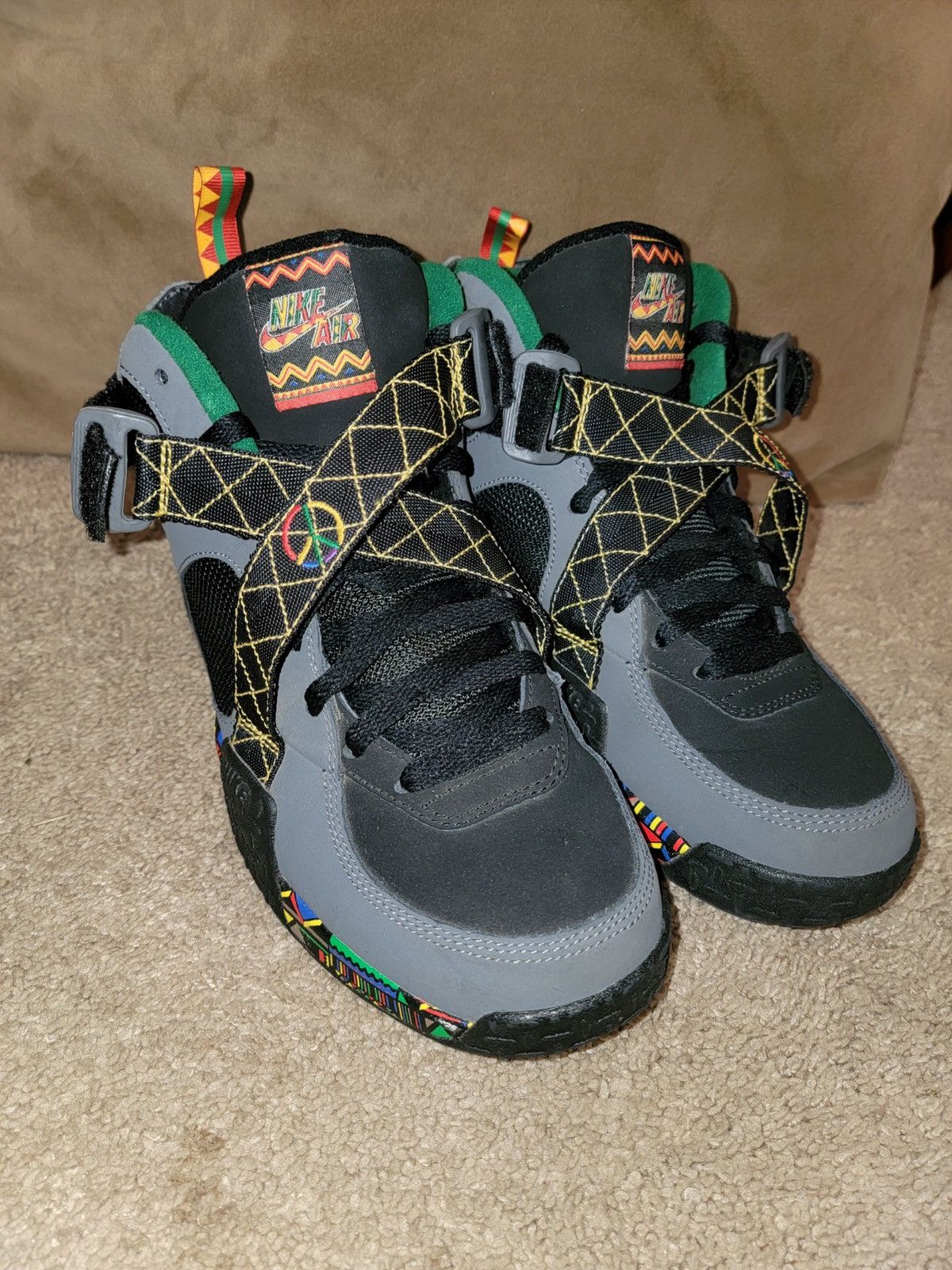 Nike Air Raid Peace Urban Jungle TD Toddler 2014 sz 9C