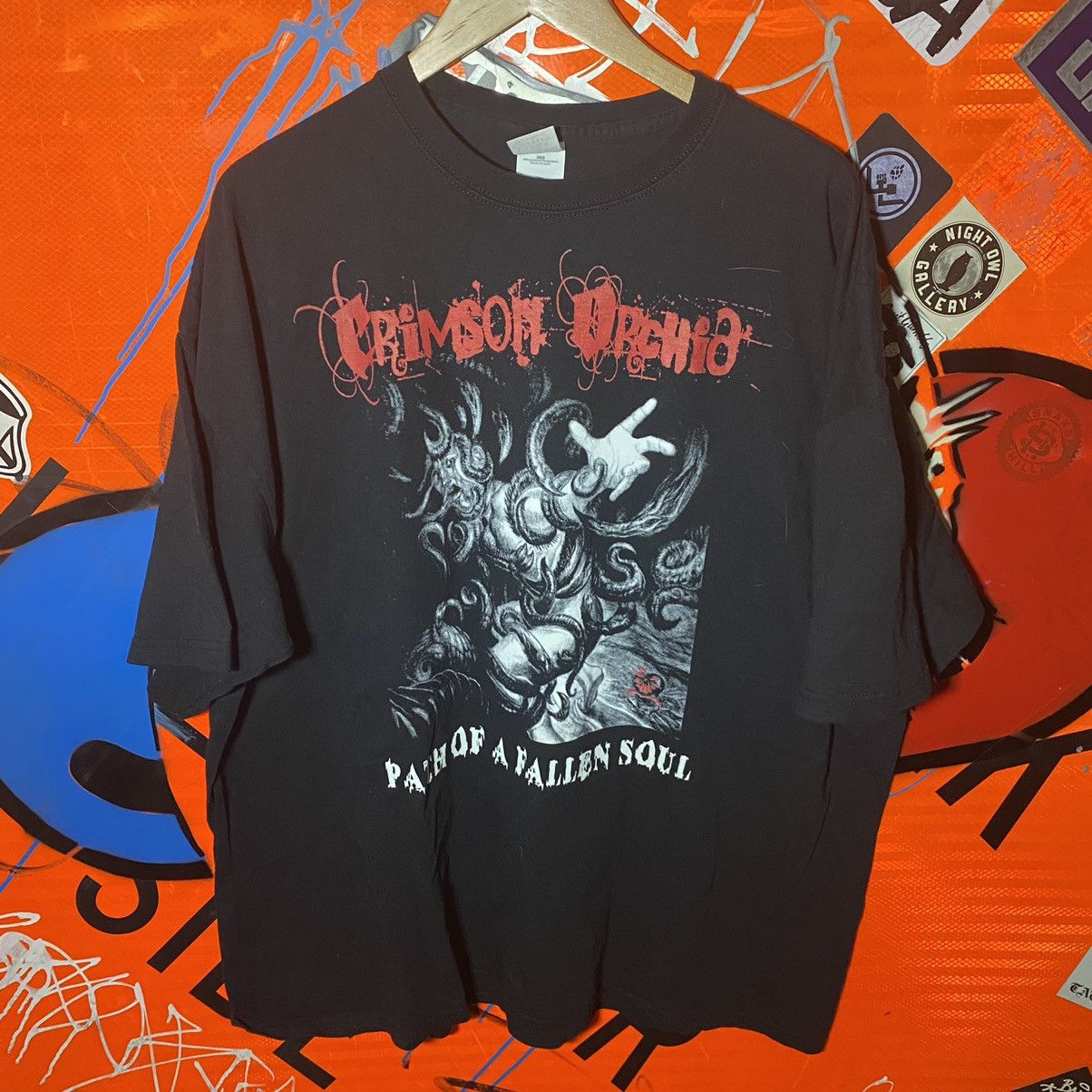 Vintage 2000’s Crimson Orchid Death Metal Band Promo T-shirt Xxl 