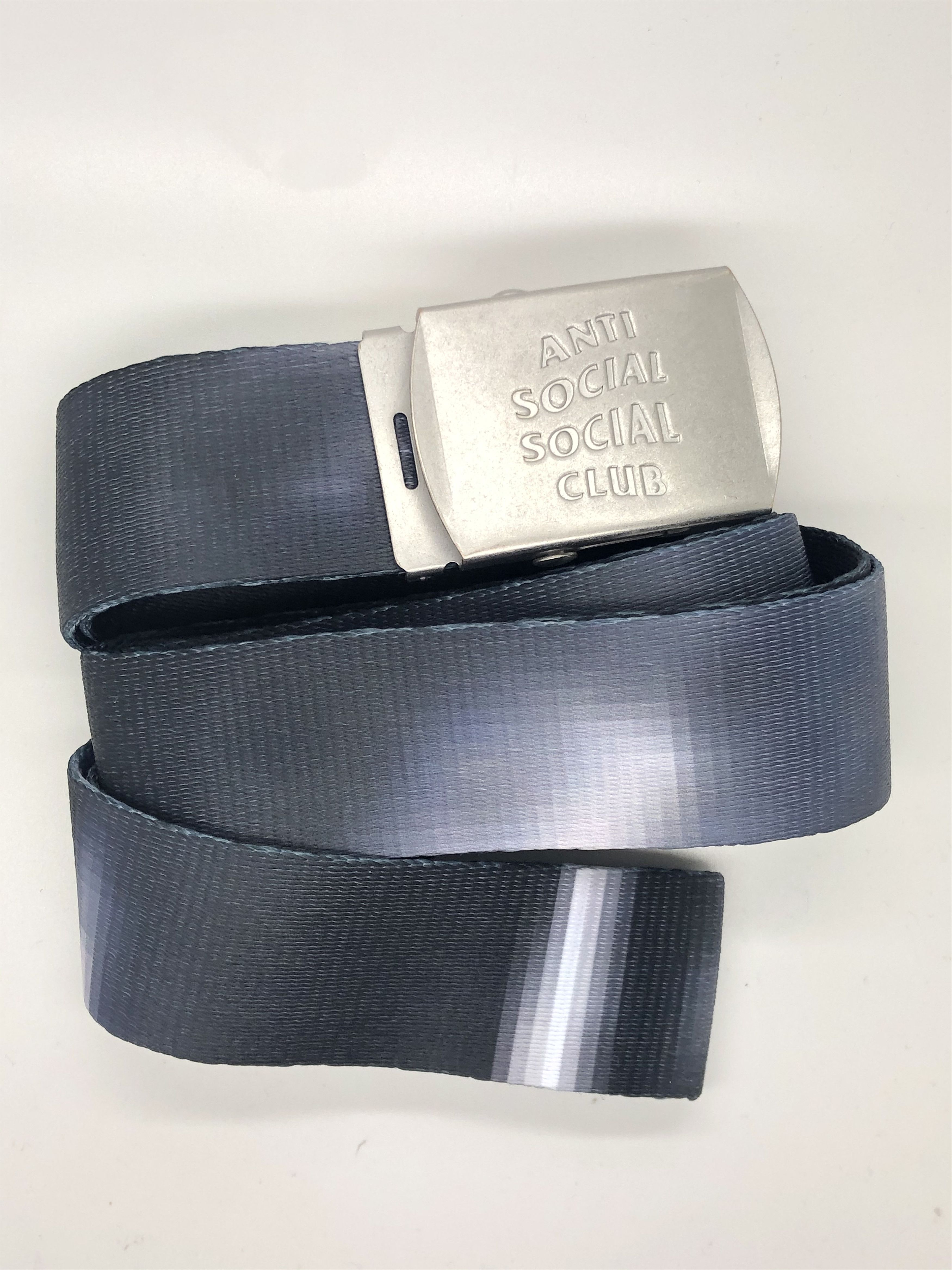 Anti Social Social Club DS ASSC When The Sun Goes Down Grey Black Tie Dye belt BAPE Size ONE SIZE - 3 Thumbnail