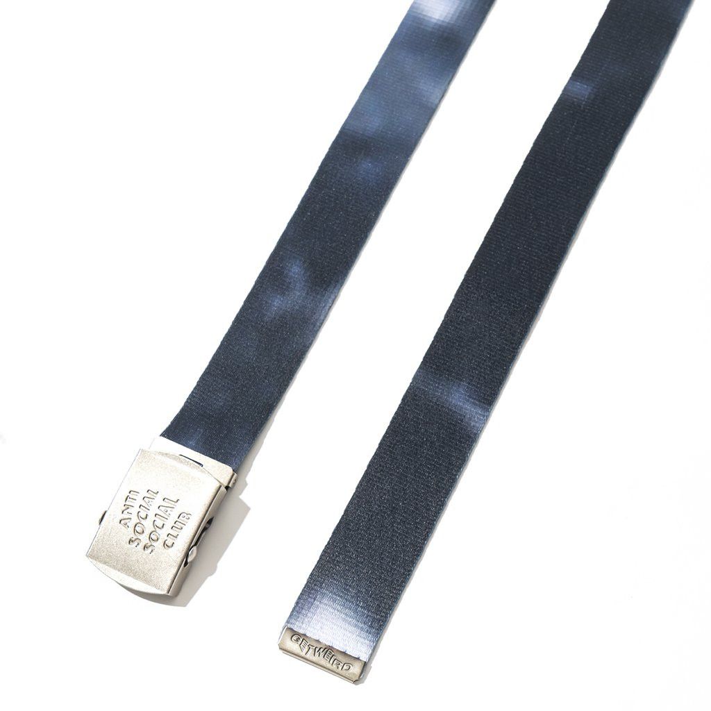 Anti Social Social Club DS ASSC When The Sun Goes Down Grey Black Tie Dye belt BAPE Size ONE SIZE - 1 Thumbnail