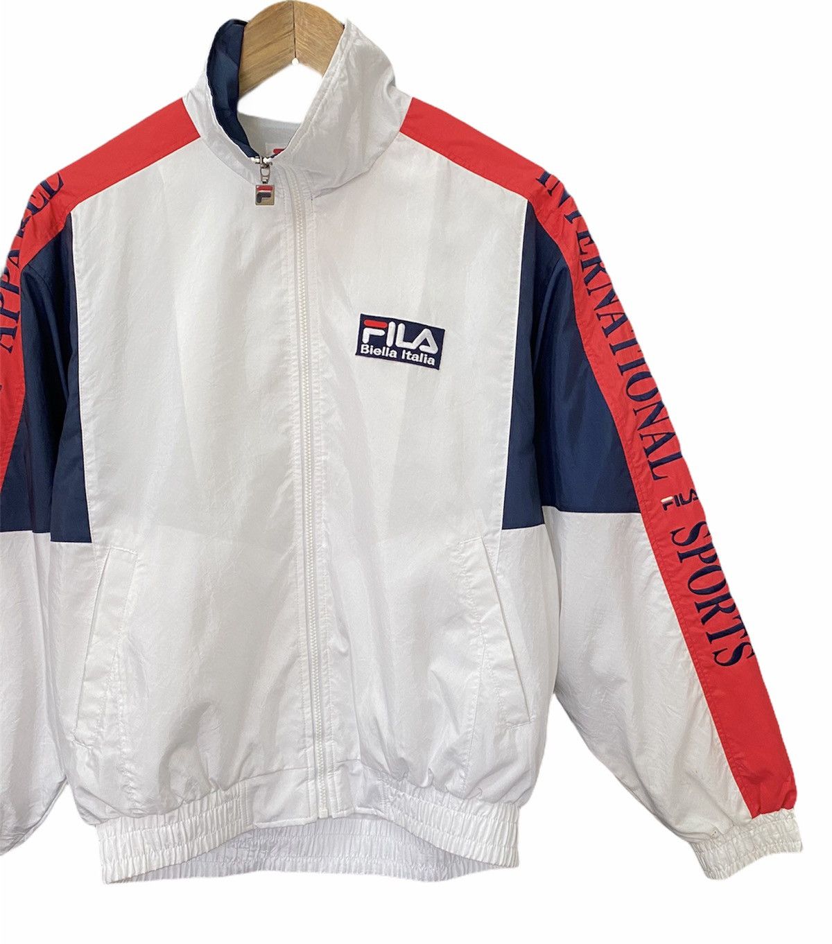 Fila 🔥Vintage 1990 Fila Italia International Zipper Jacket Size US M / EU 48-50 / 2 - 2 Thumbnail