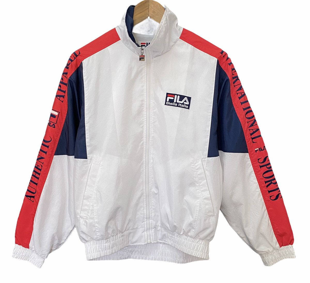 Fila 🔥Vintage 1990 Fila Italia International Zipper Jacket Size US M / EU 48-50 / 2 - 1 Thumbnail