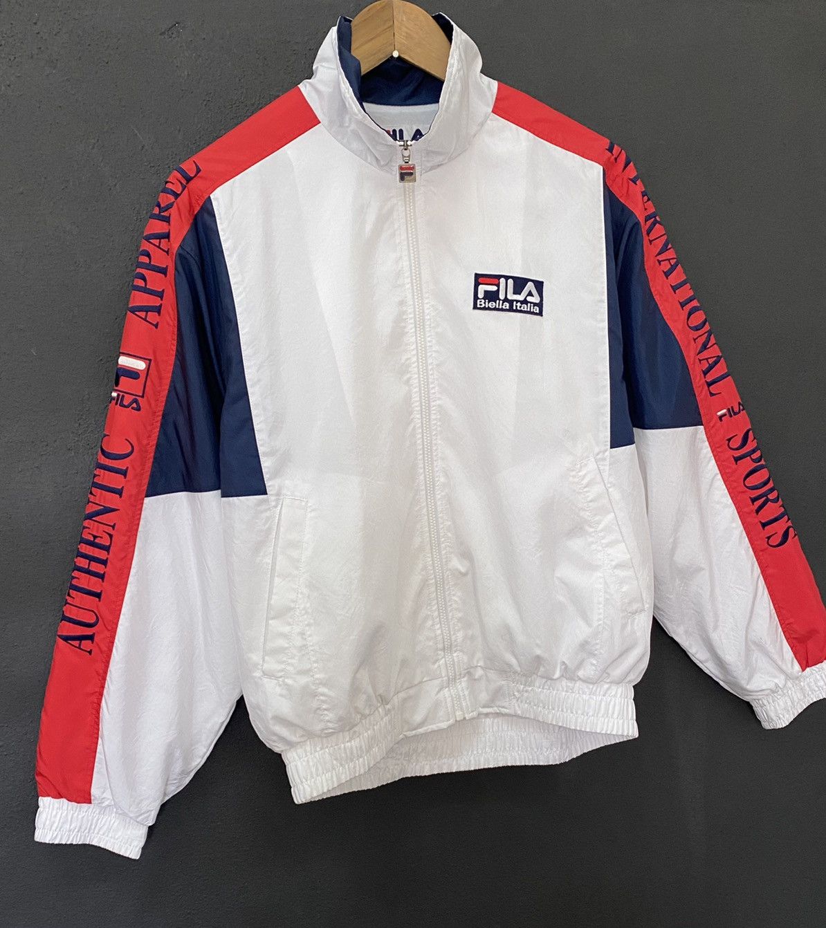 Fila 🔥Vintage 1990 Fila Italia International Zipper Jacket Size US M / EU 48-50 / 2 - 4 Thumbnail