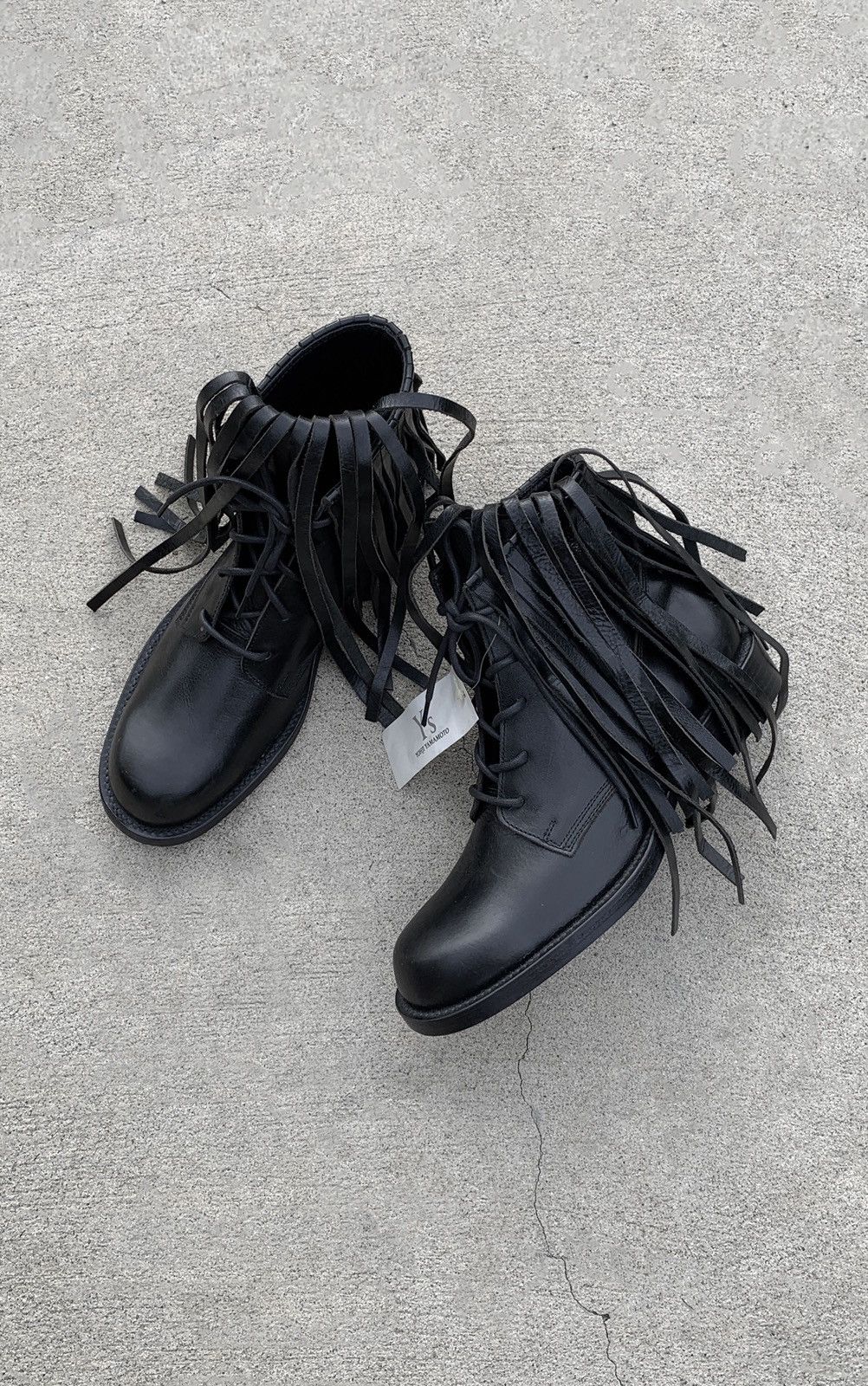 靴 00s Y'S YOHJI YAMAMOTO LACE UP BOOTS Y's x both]Lace-up boots(23 Black): Y's｜THE SHOP YOHJI YAMAMOTO