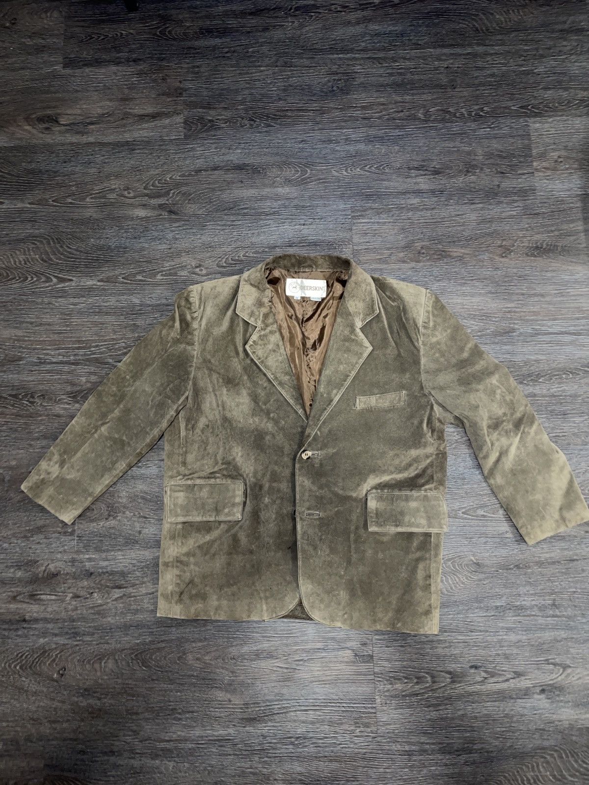 Vintage Deerskin Leather Jacket