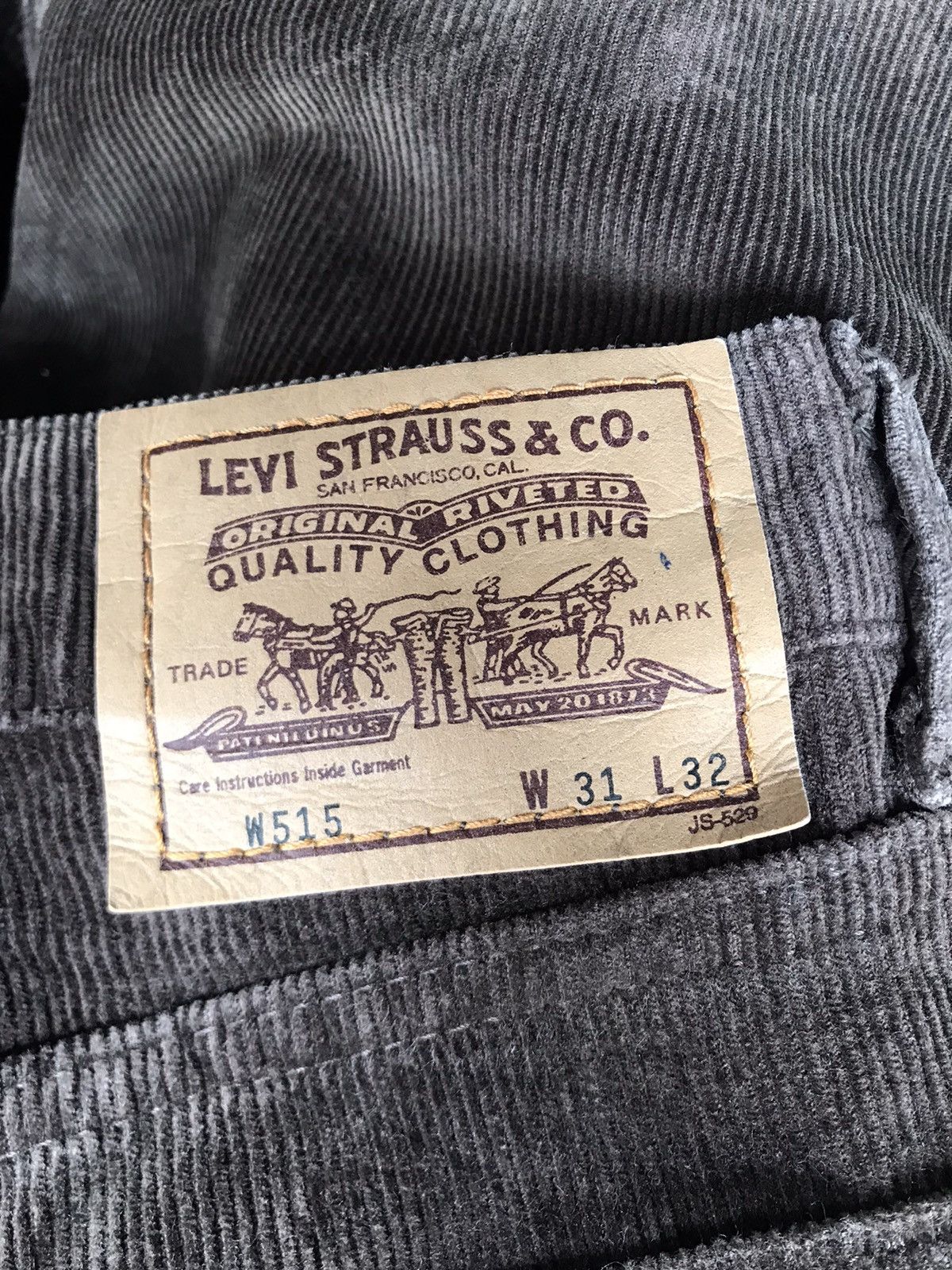 Levi's Levi’s 515 Corduroy Jeans Size US 27 - 12 Thumbnail