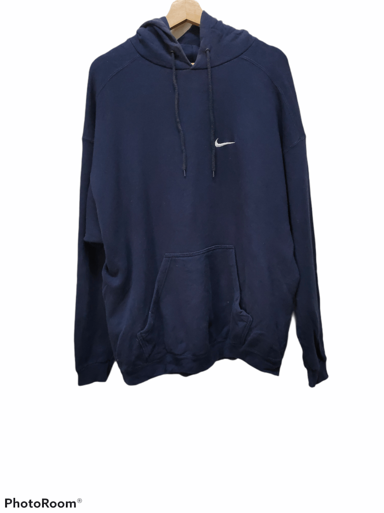 Nike Vintage 90s sweatshirt hoodie Nike swoosh Spellout logo Size US L / EU 52-54 / 3 - 1 Thumbnail