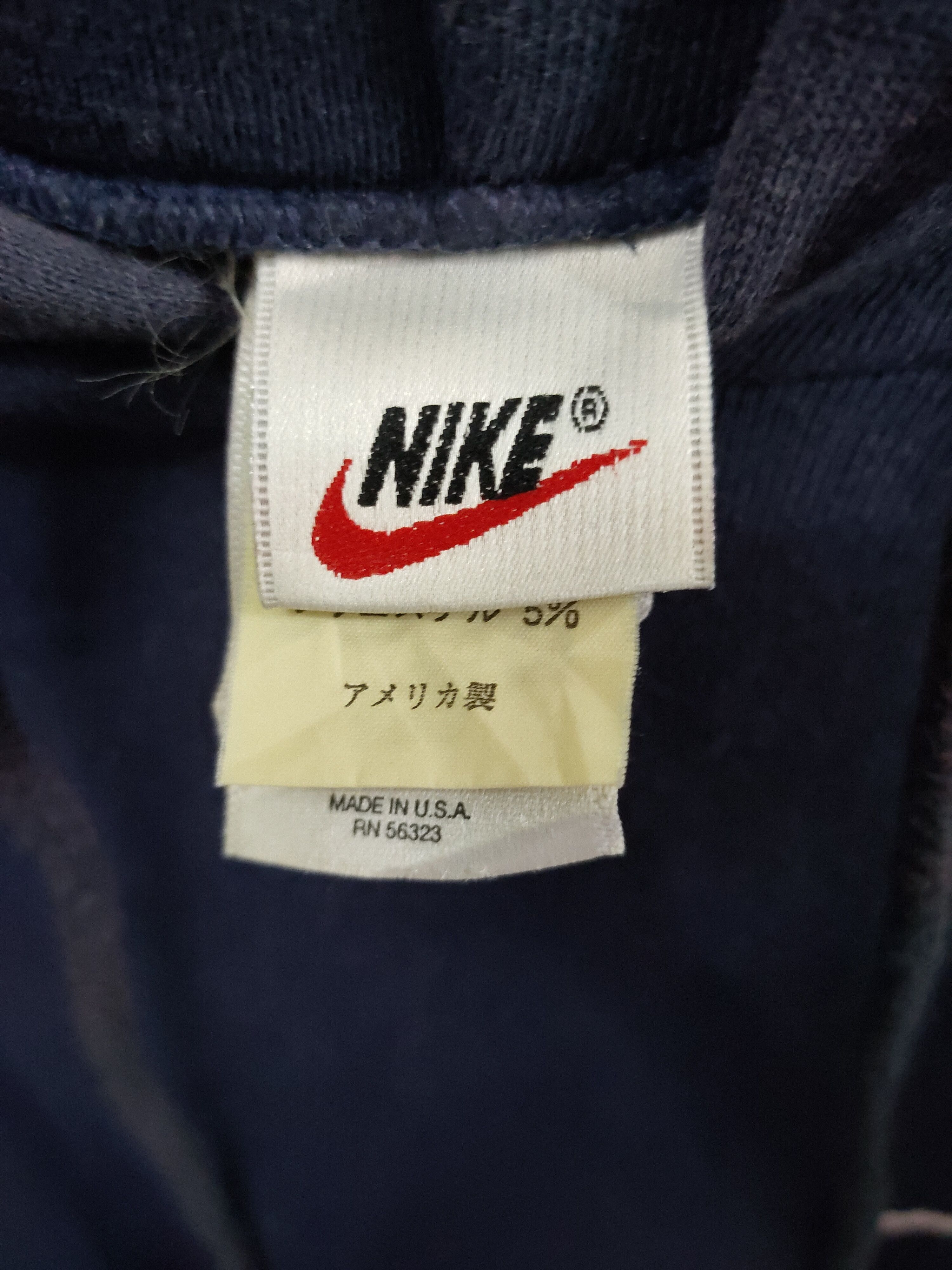 Nike Vintage 90s sweatshirt hoodie Nike swoosh Spellout logo Size US L / EU 52-54 / 3 - 6 Thumbnail