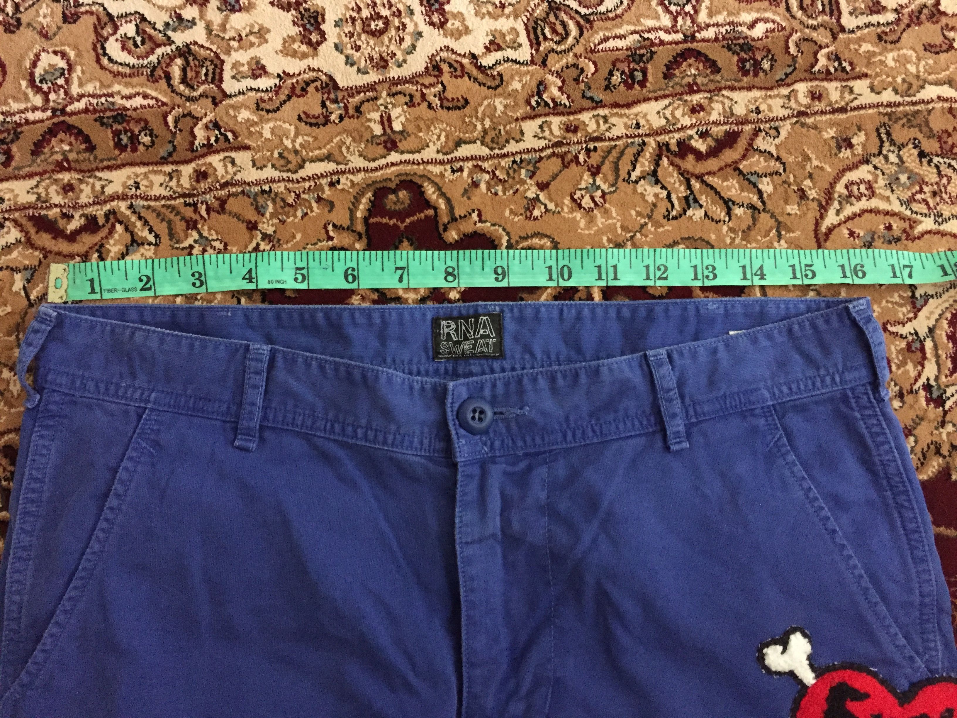 Japanese Brand RNA DNA FUCK you dark devil hem drawstring cargos pants Size US 31 - 12 Thumbnail