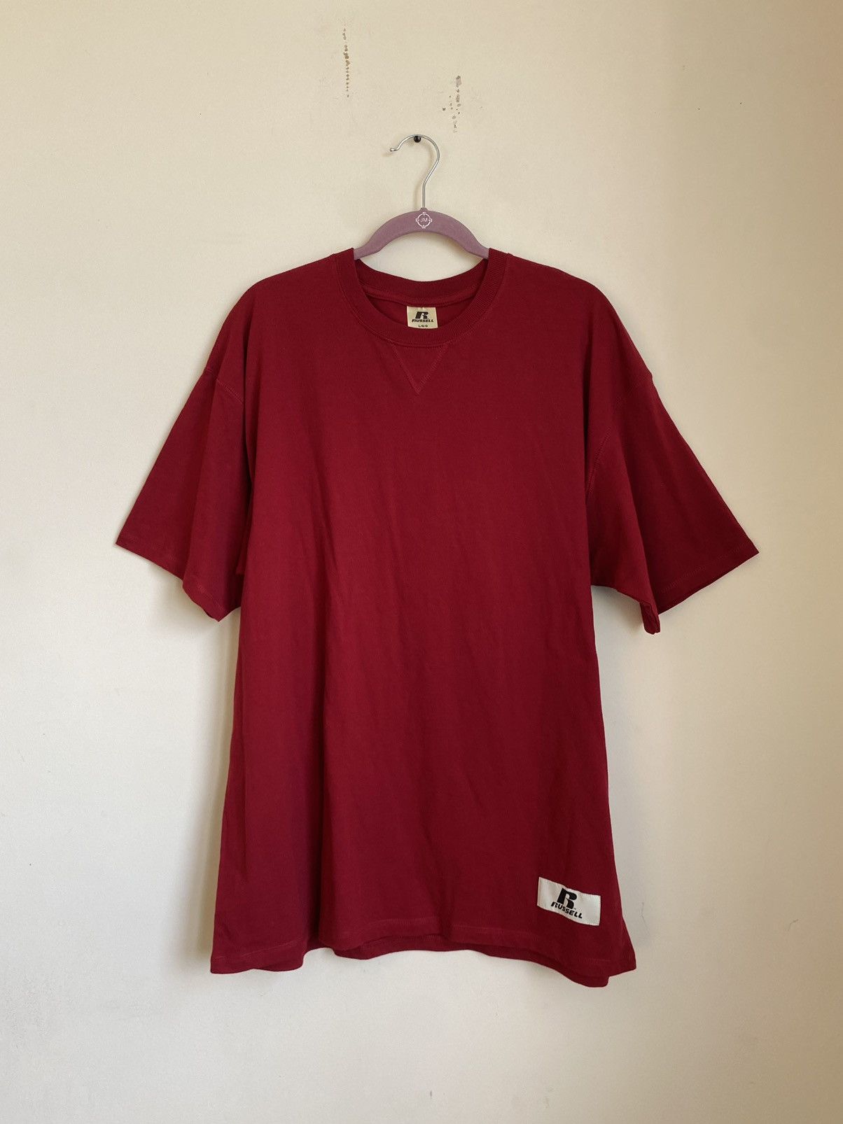 Russell Athletic × Vintage Vintage 90s Russel Athletic Tee Size US L / EU 52-54 / 3 - 4 Thumbnail