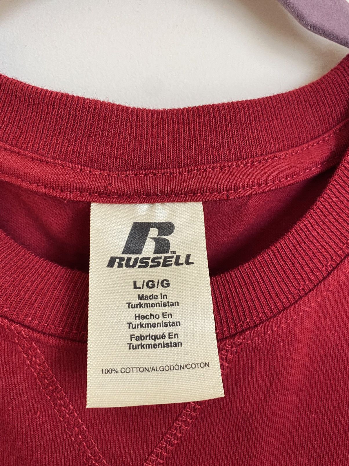 Russell Athletic × Vintage Vintage 90s Russel Athletic Tee Size US L / EU 52-54 / 3 - 2 Thumbnail