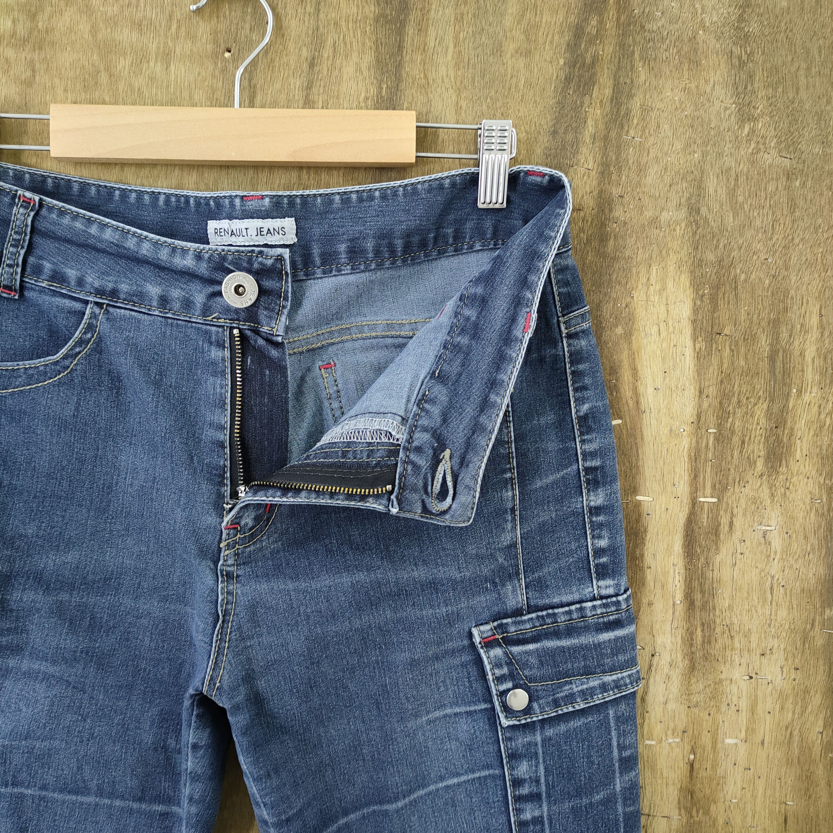 Japanese Brand × Jean RENAULT JEANS CARGO PANTS Size US 27 - 4 Thumbnail